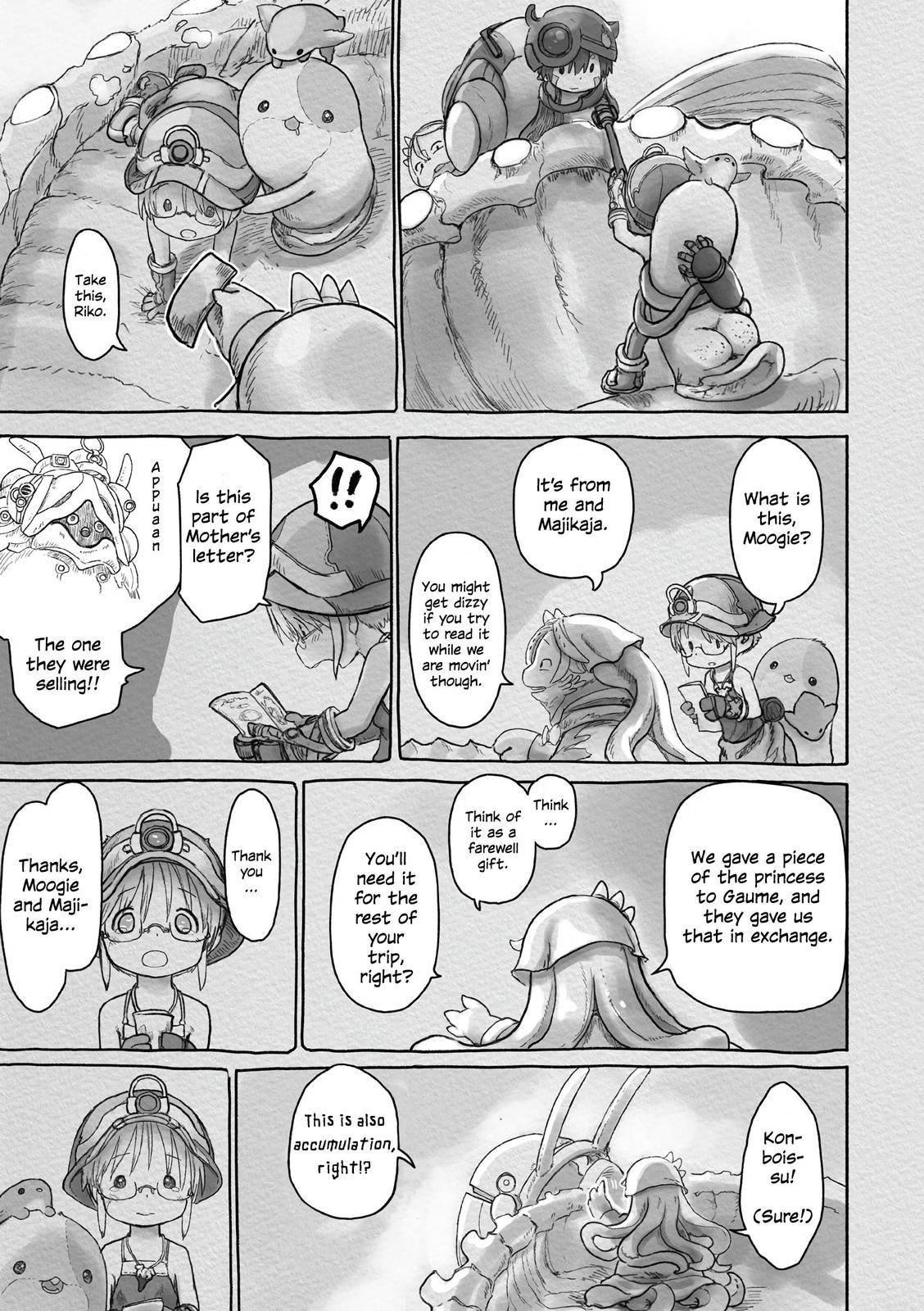 Made in Abyss Chapter 58 page 23 - Chapter 58: Toward the Path of Fire