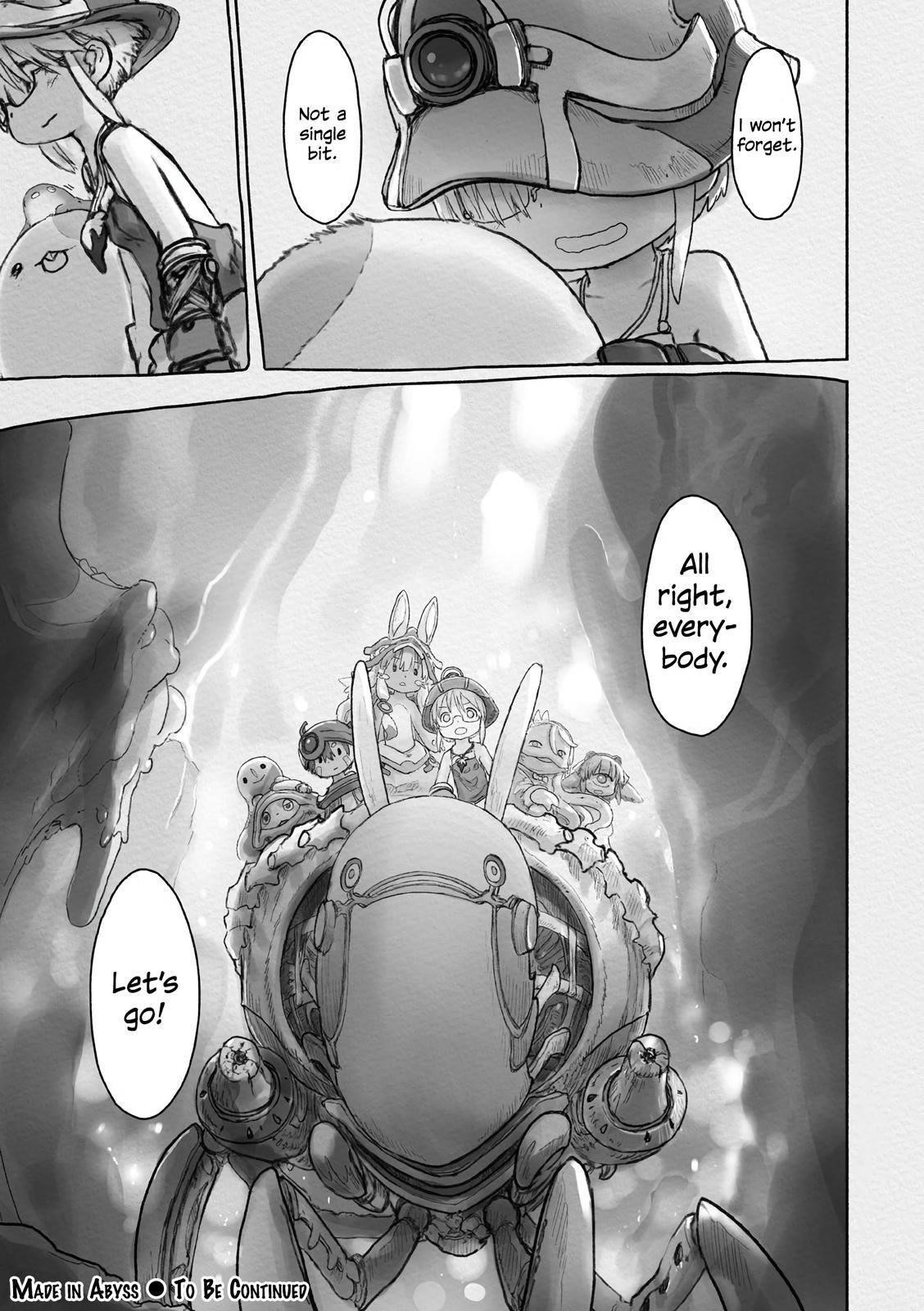 Made in Abyss Chapter 58 page 25 - Chapter 58: Toward the Path of Fire