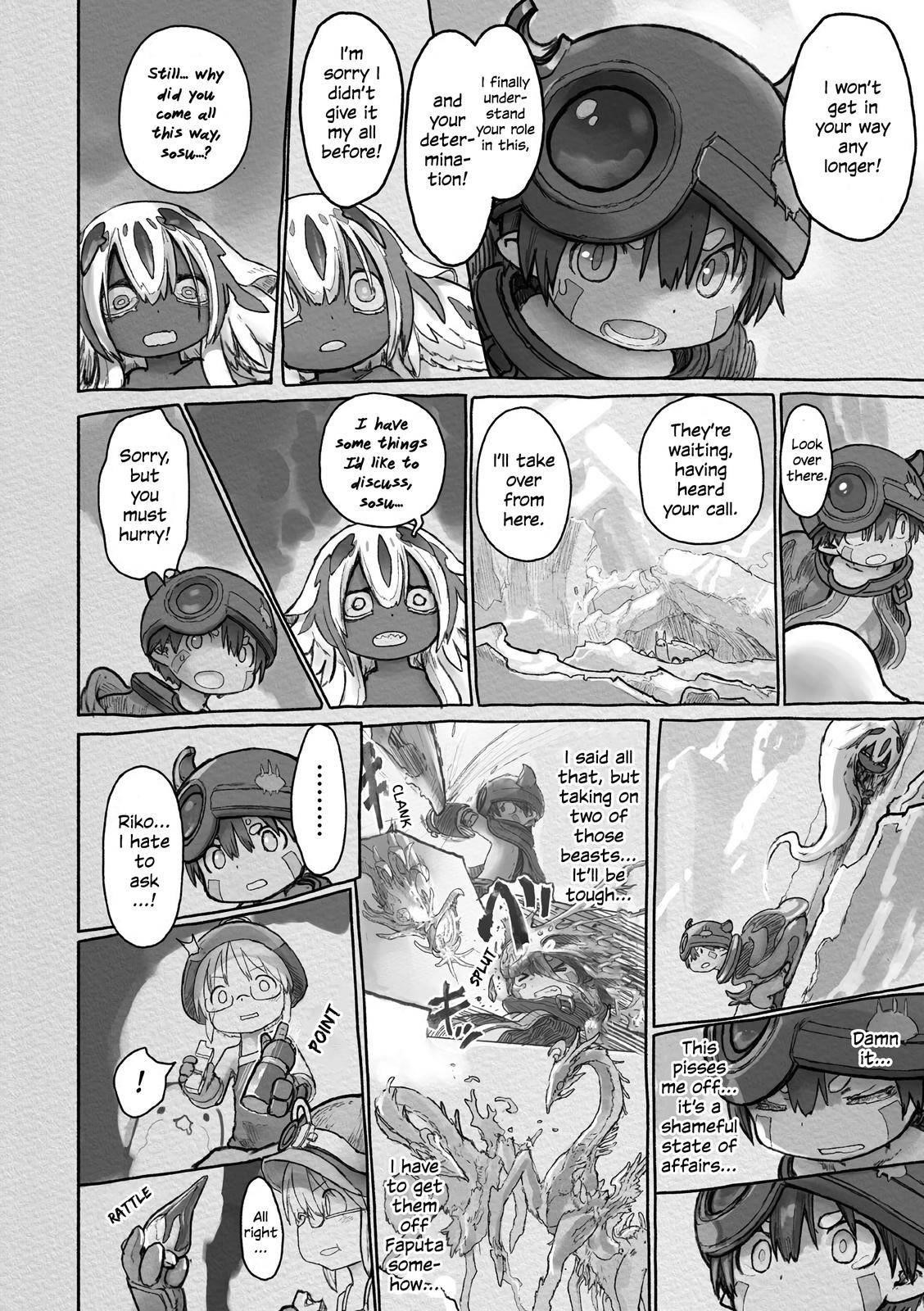 Made in Abyss Chapter 59 page 14 - Chapter 59: Warm Darkness
