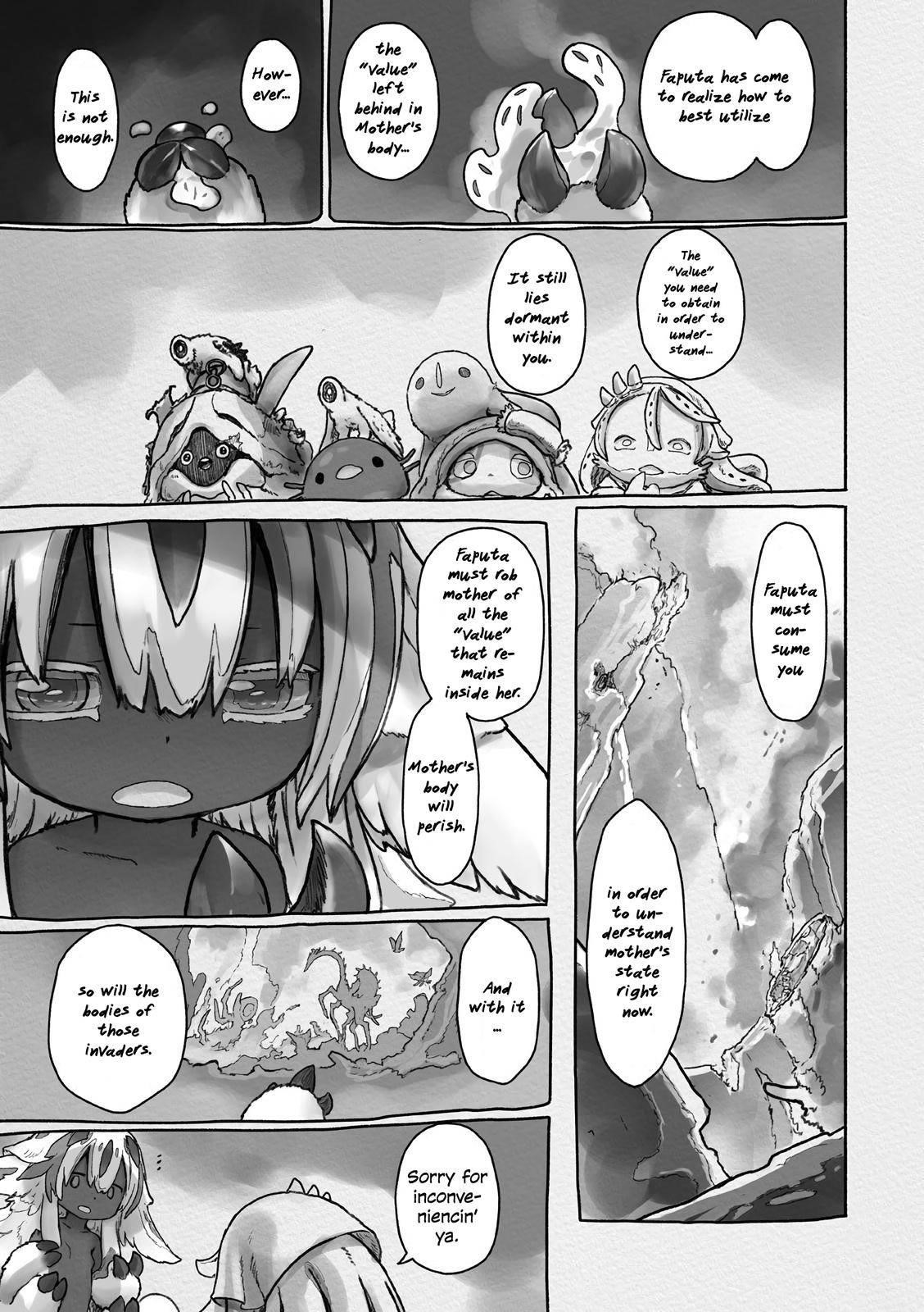Made in Abyss Chapter 59 page 19 - Chapter 59: Warm Darkness