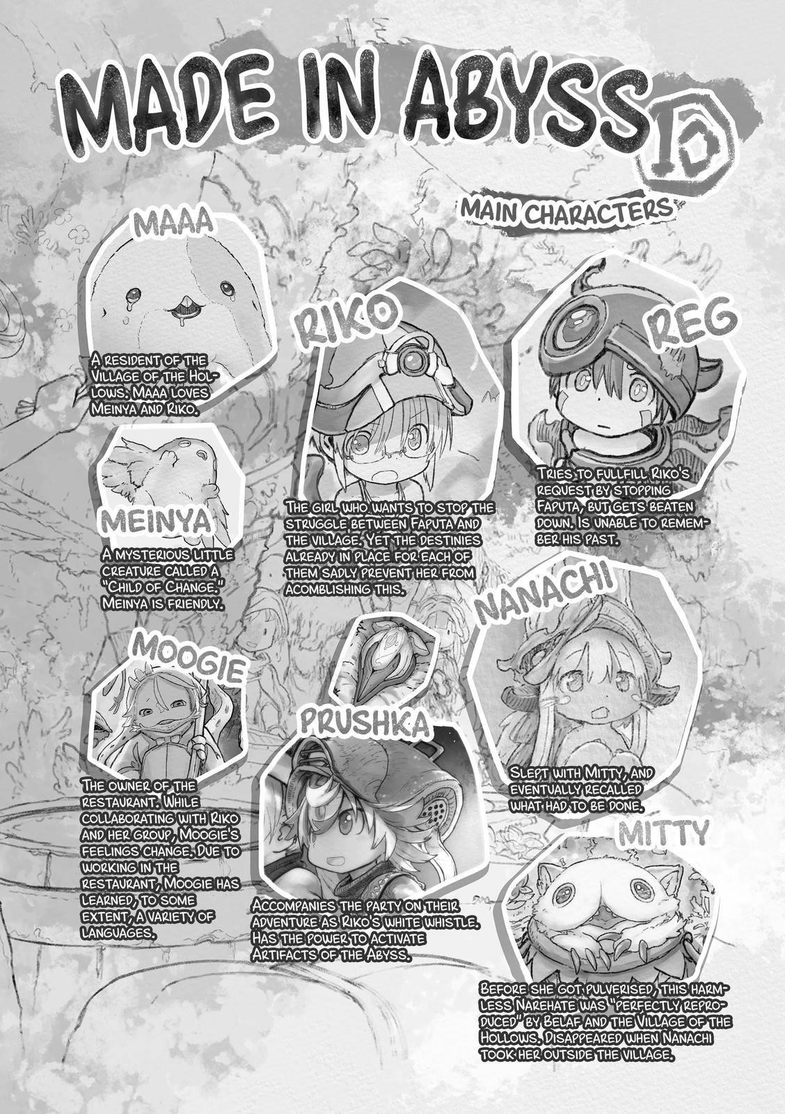 Made in Abyss Chapter 60.5 page 3 - Volume 10 Extras