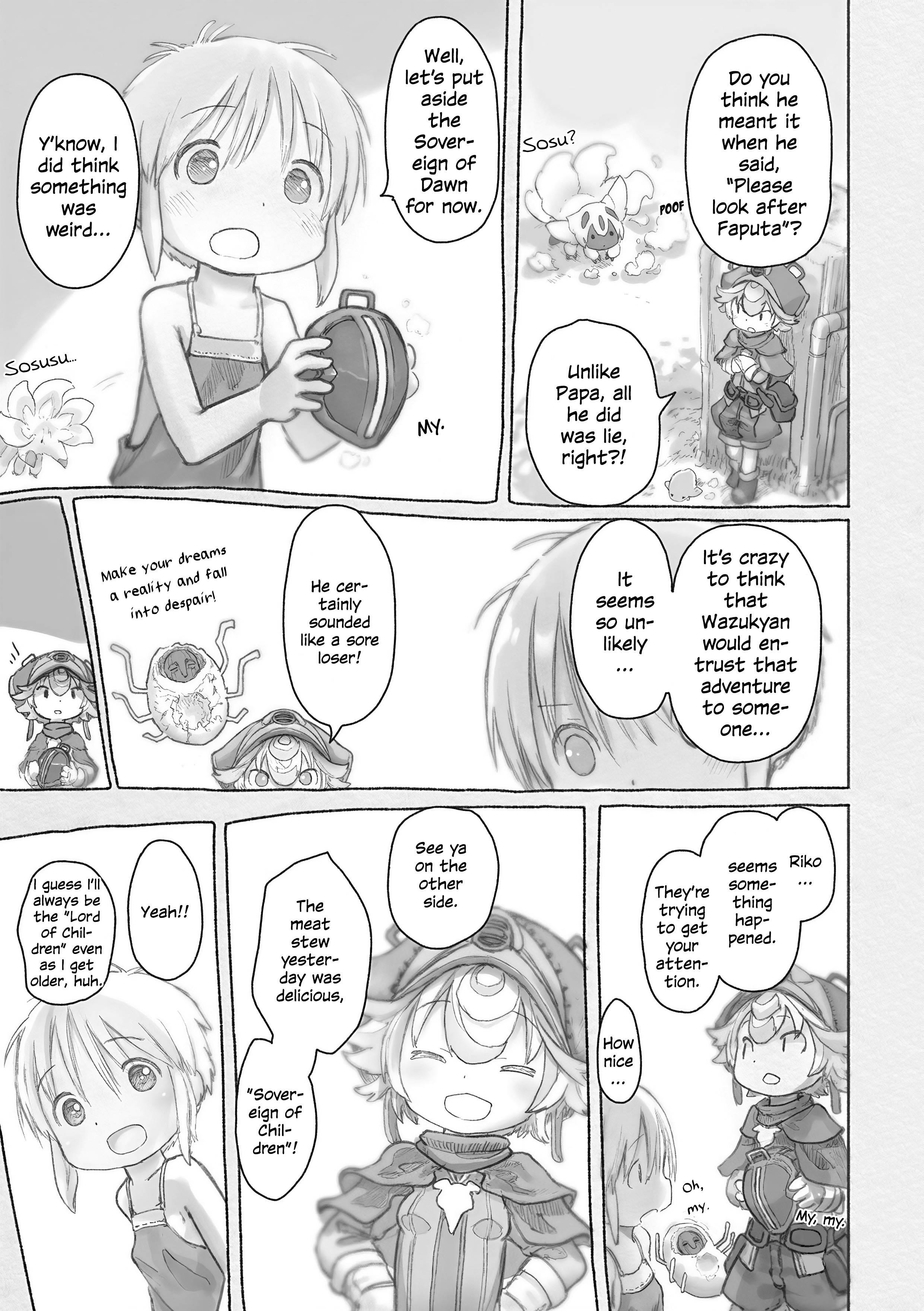 Made in Abyss Chapter 62 page 7 - Chapter 62: The Place of Song