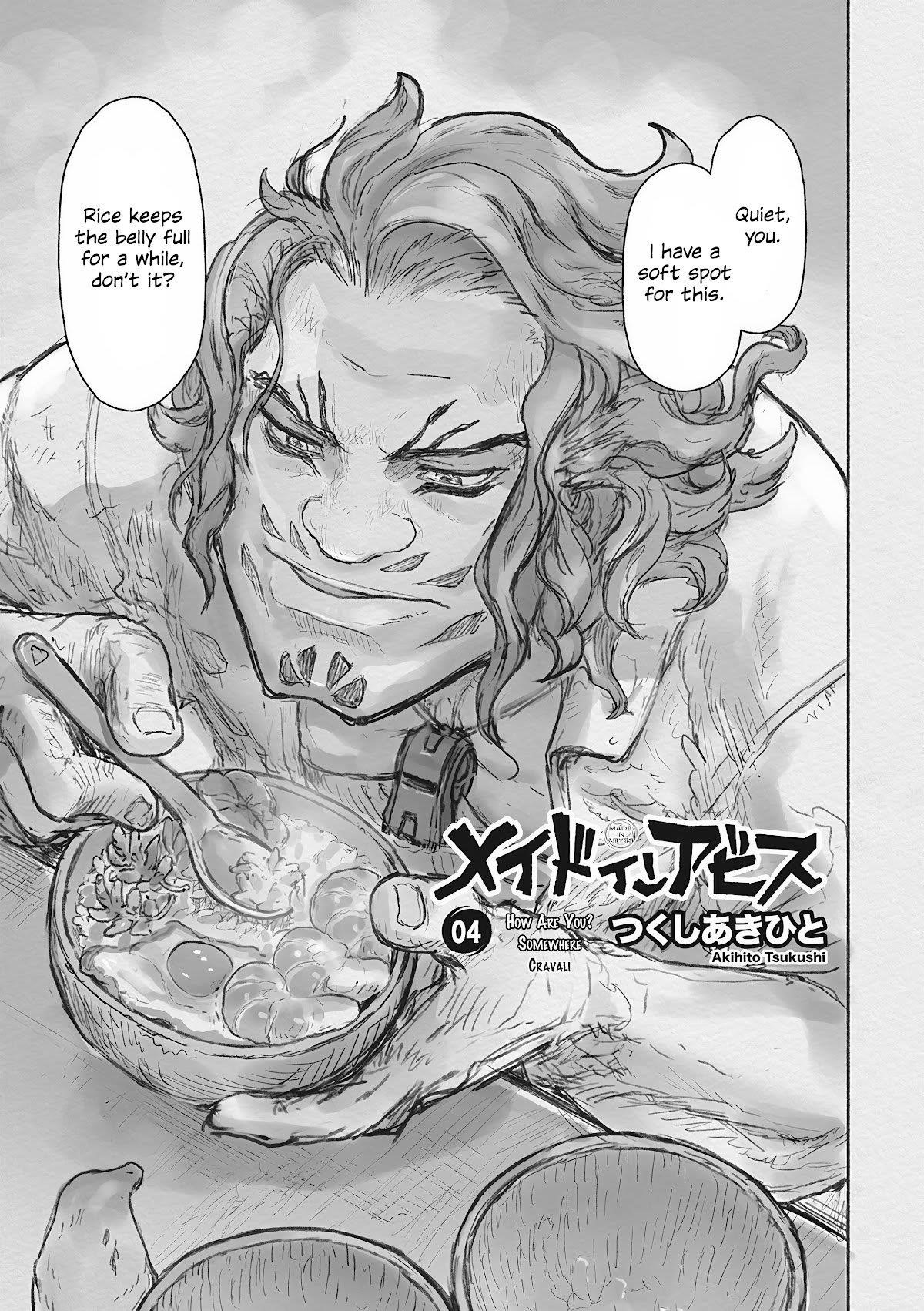 Made in Abyss Chapter 63 page 3 - Chapter 63: Side Story 4: Cravali