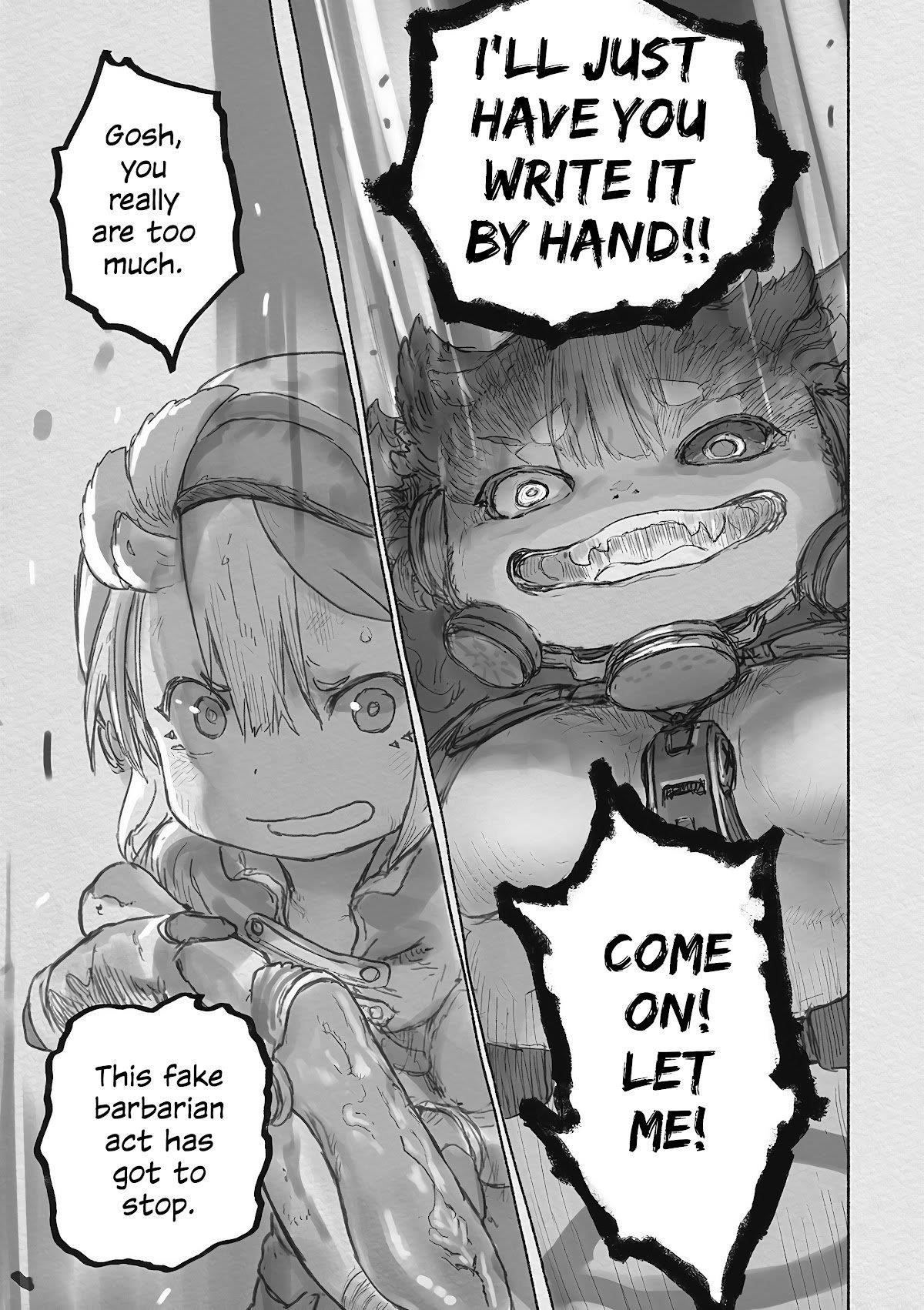 Made in Abyss Chapter 63 page 55 - Chapter 63: Side Story 4: Cravali