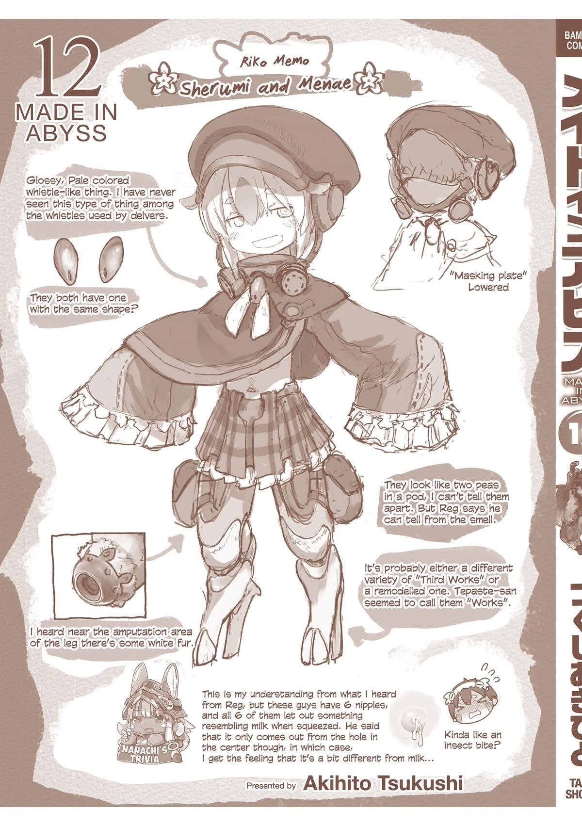 Made in Abyss Chapter 66.5 page 10 - Volume 12 Extras