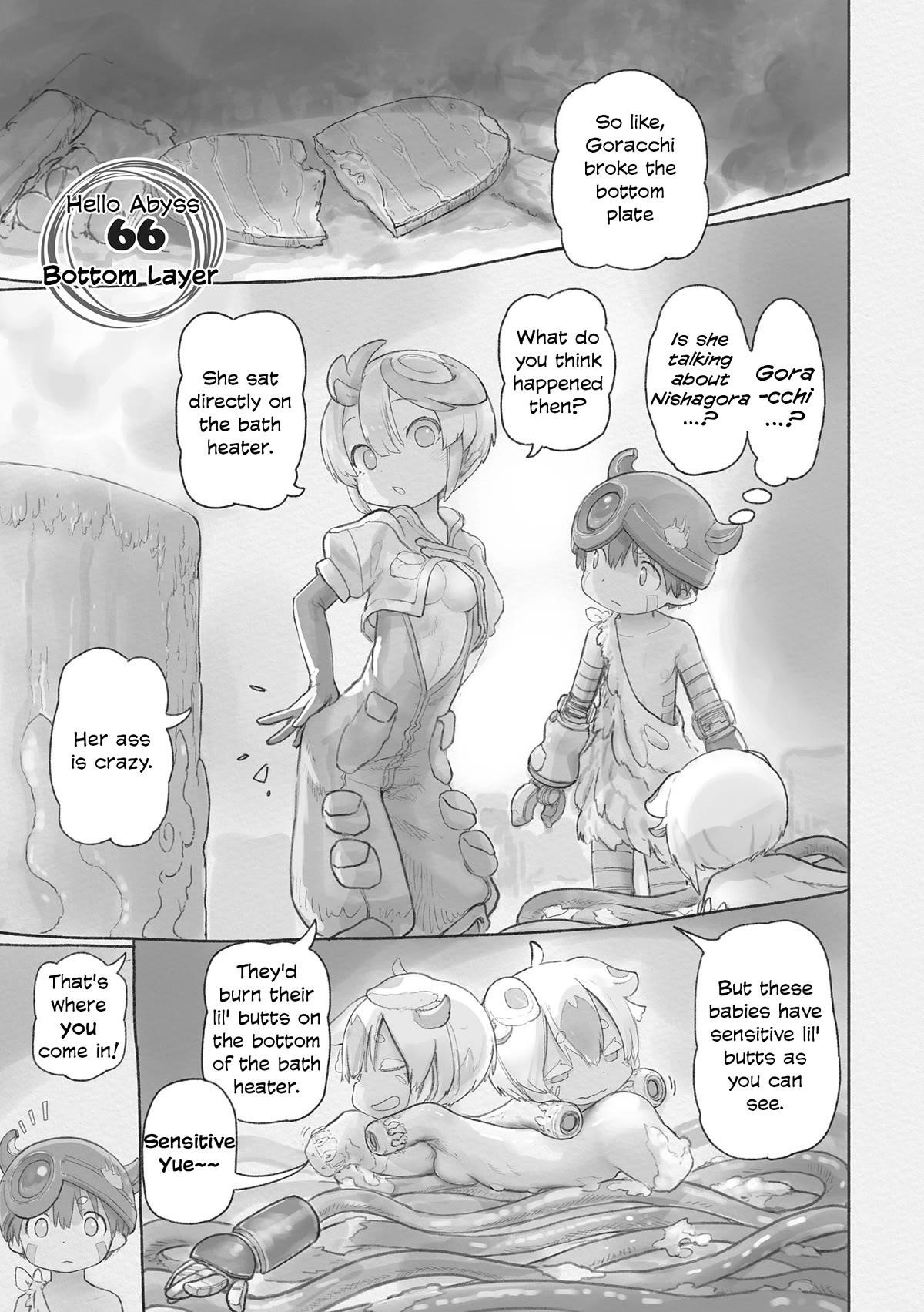 Made in Abyss Chapter 66 page 1 - Chapter 66: Bottom Layer