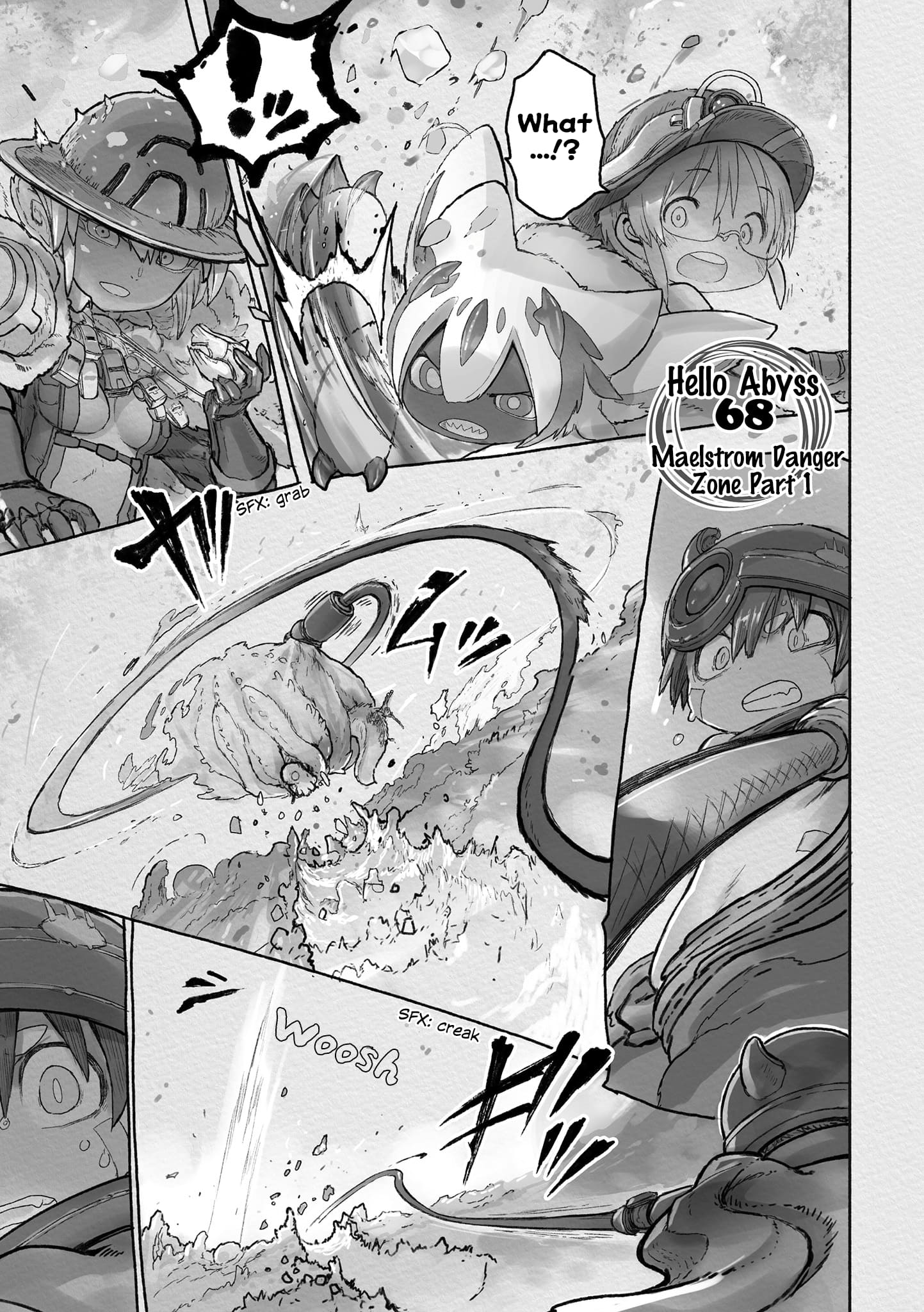 Made in Abyss Chapter 68 page 1 - Chapter 68: Danger Zone Within the Maelstrom: Part 1