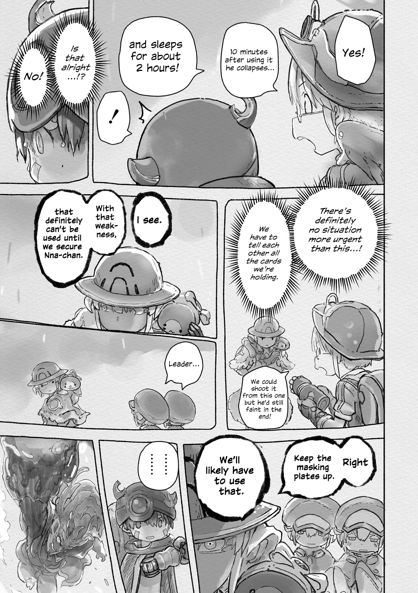 Made in Abyss Chapter 69 page 4 - Chapter 69: Danger Zone Within the Maelstrom: Part 2