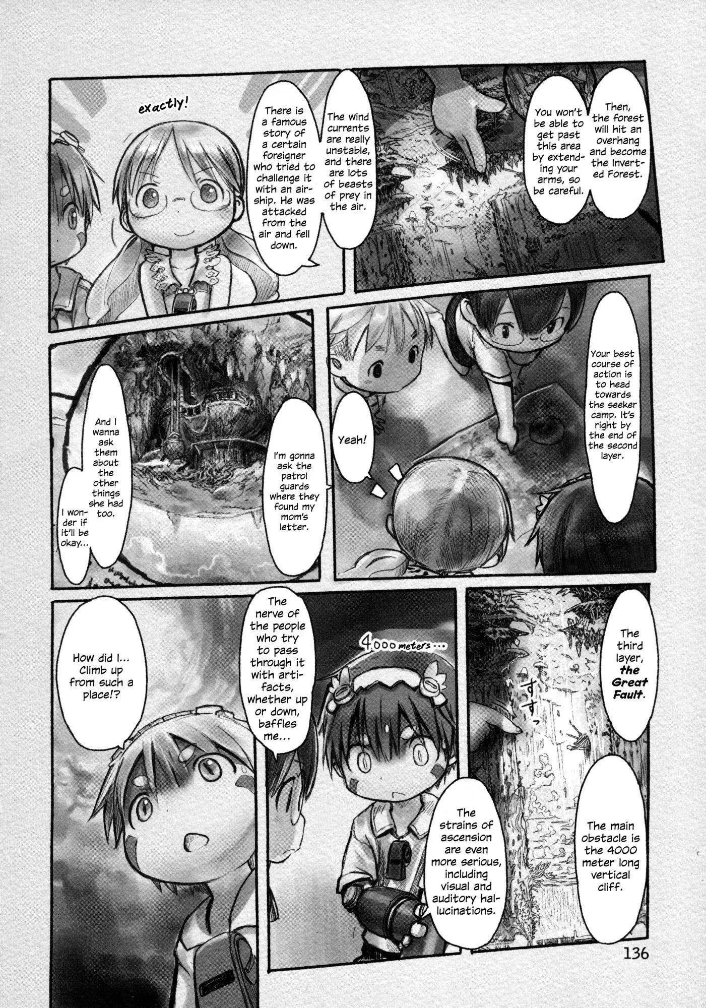 Made in Abyss Chapter 7 page 14 - Chapter 7: Eve of Departure