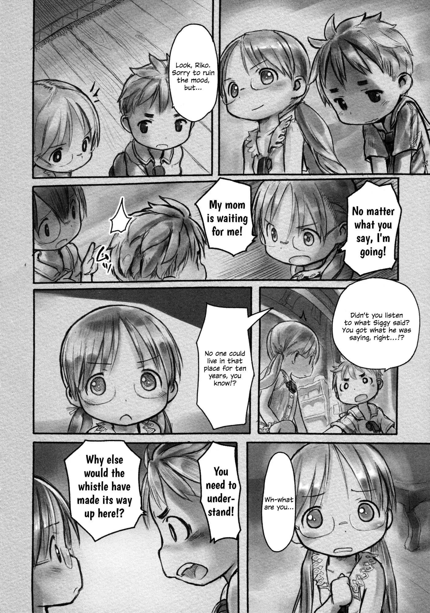 Made in Abyss Chapter 7 page 18 - Chapter 7: Eve of Departure