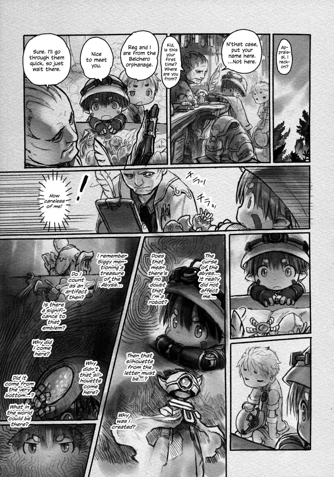 Made in Abyss Chapter 7 page 3 - Chapter 7: Eve of Departure