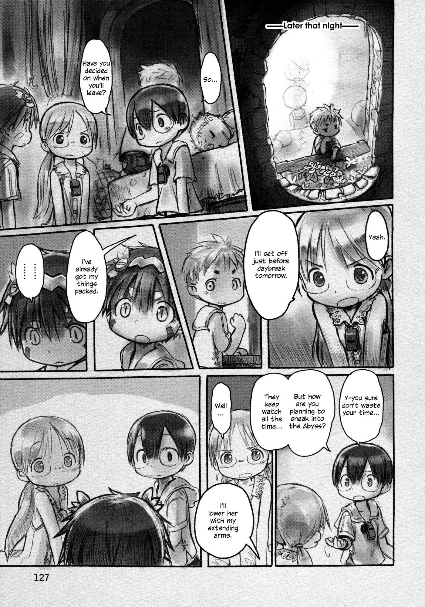 Made in Abyss Chapter 7 page 5 - Chapter 7: Eve of Departure