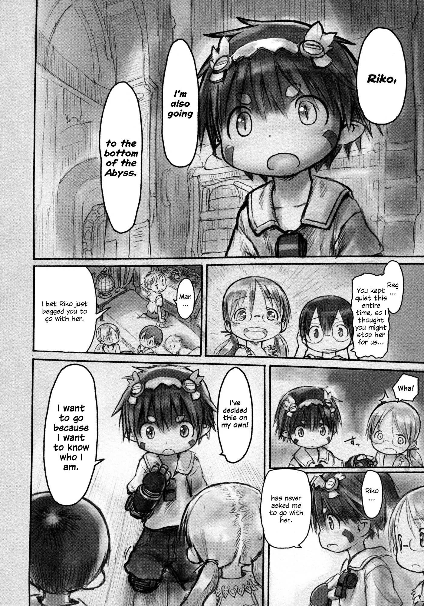 Made in Abyss Chapter 7 page 6 - Chapter 7: Eve of Departure
