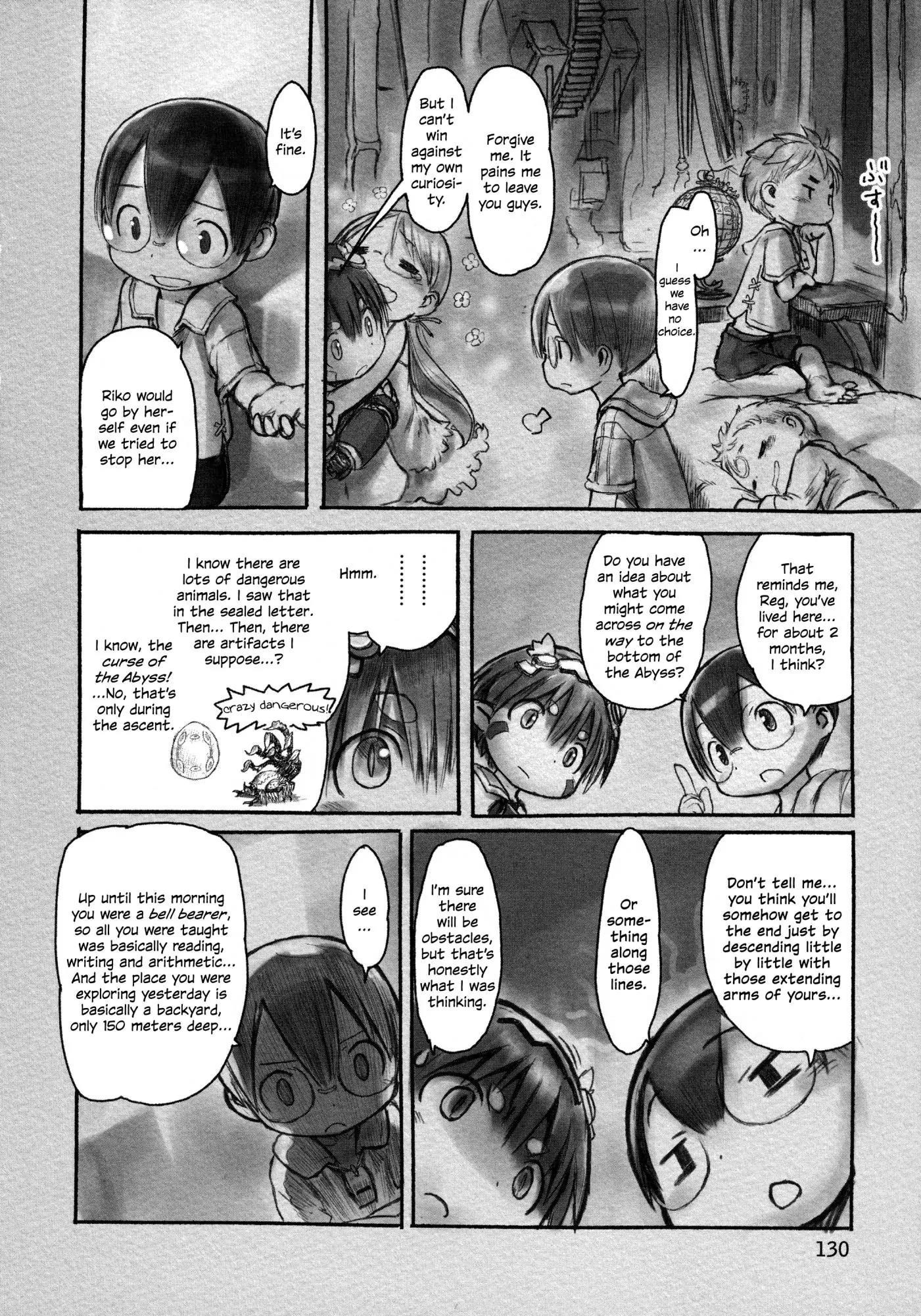 Made in Abyss Chapter 7 page 8 - Chapter 7: Eve of Departure