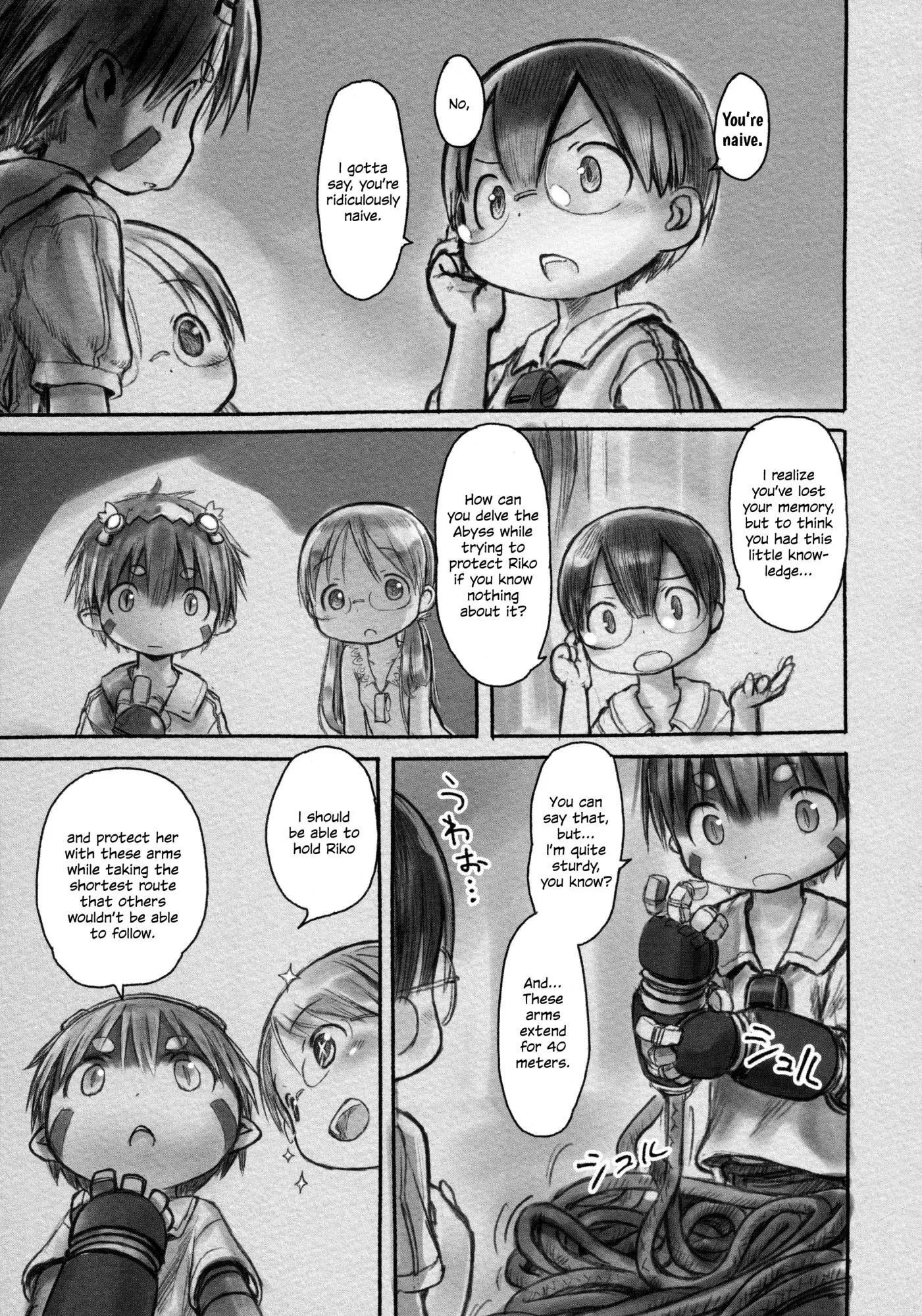 Made in Abyss Chapter 7 page 9 - Chapter 7: Eve of Departure