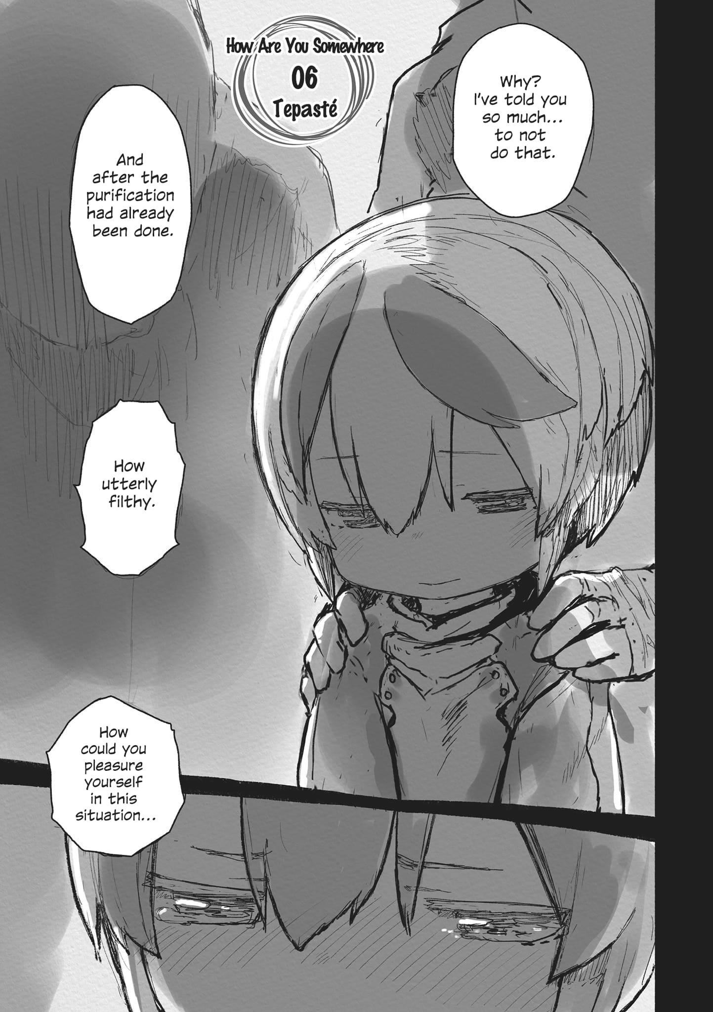 Made in Abyss Chapter 71.5 page 1 - Chapter 71.5: Side Story 6: Tepaste