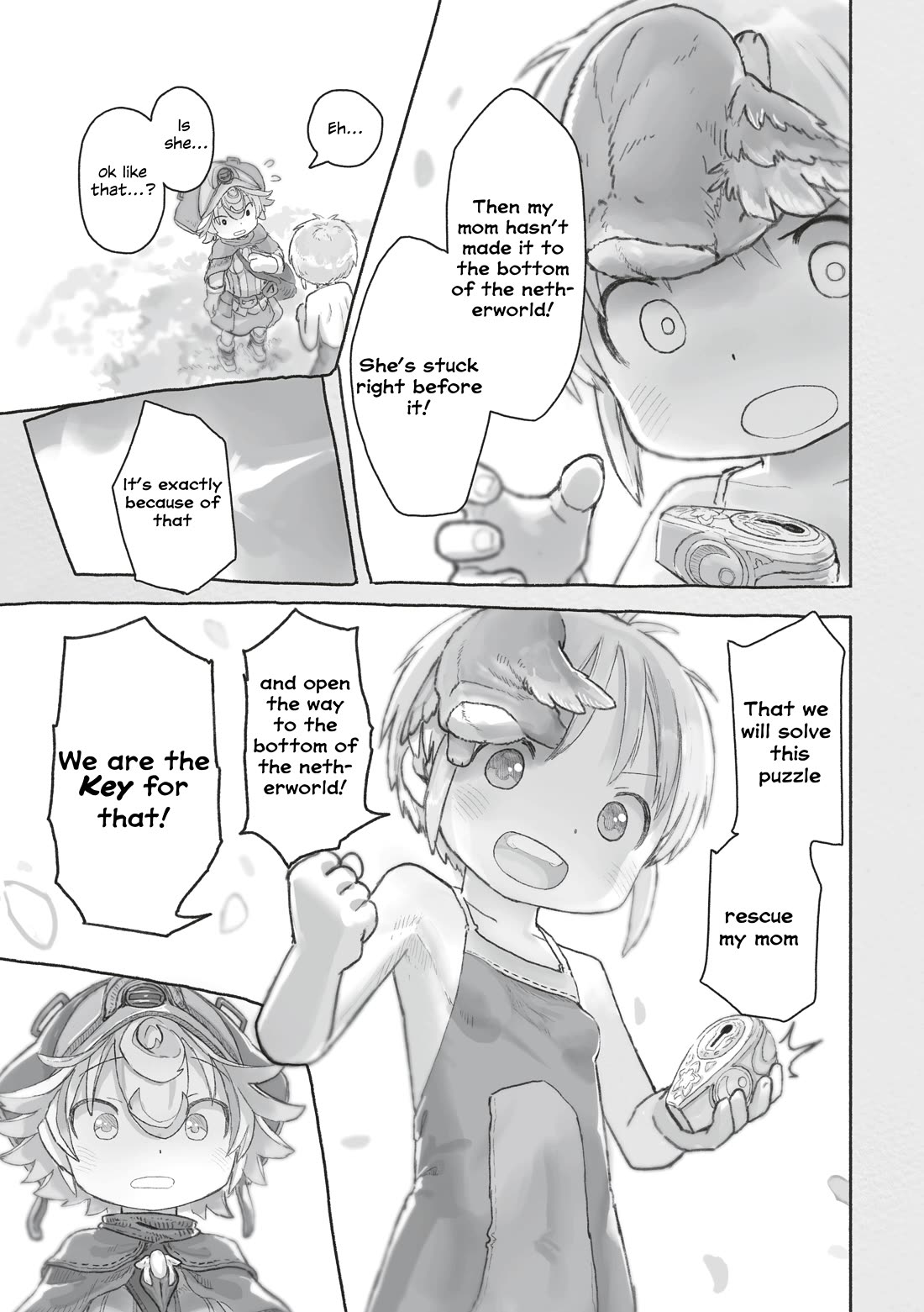 Made in Abyss Chapter 73 page 15 - Chapter 73: Message