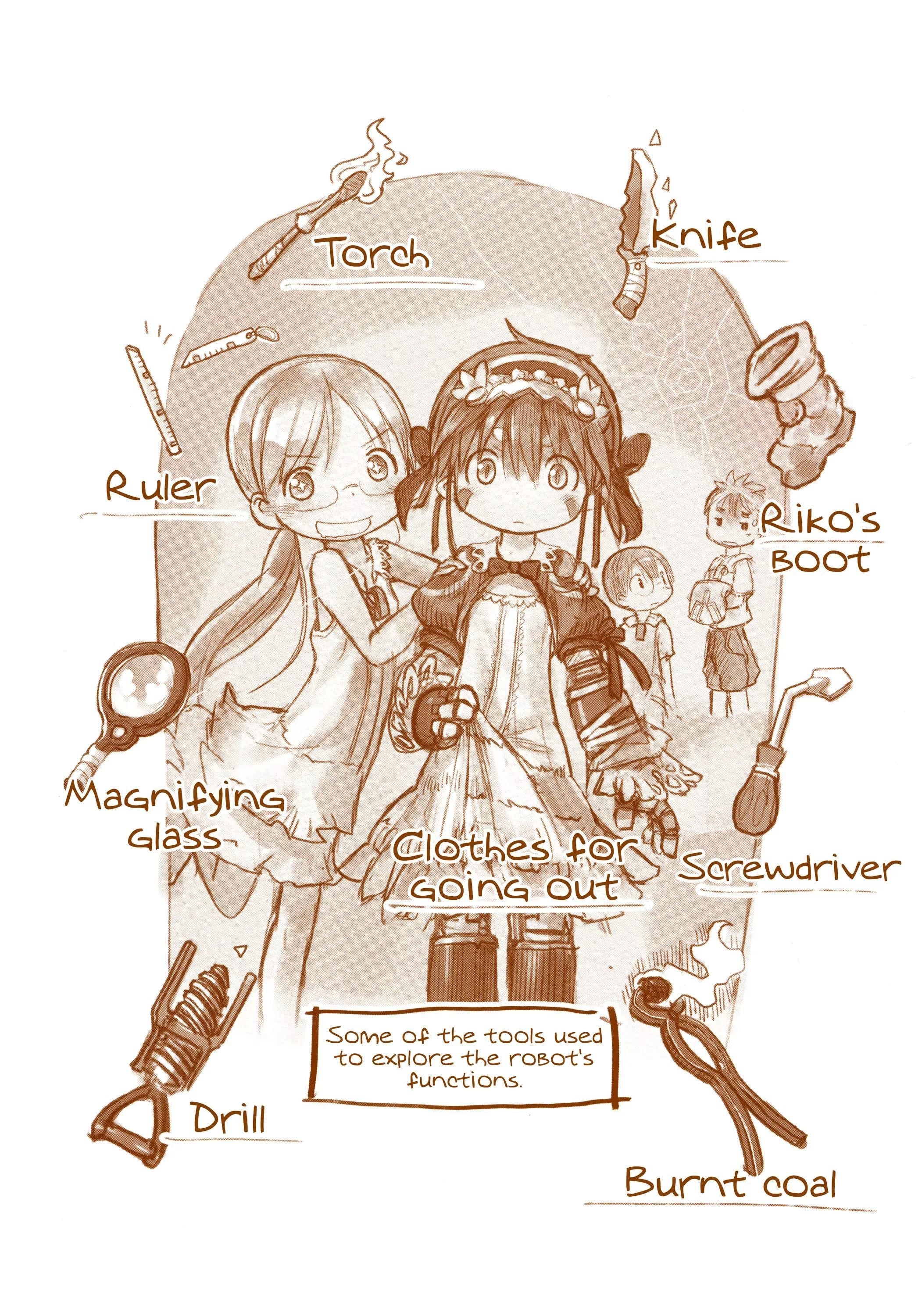 Made in Abyss Chapter 8.5 page 3 - Volume 1 Extras