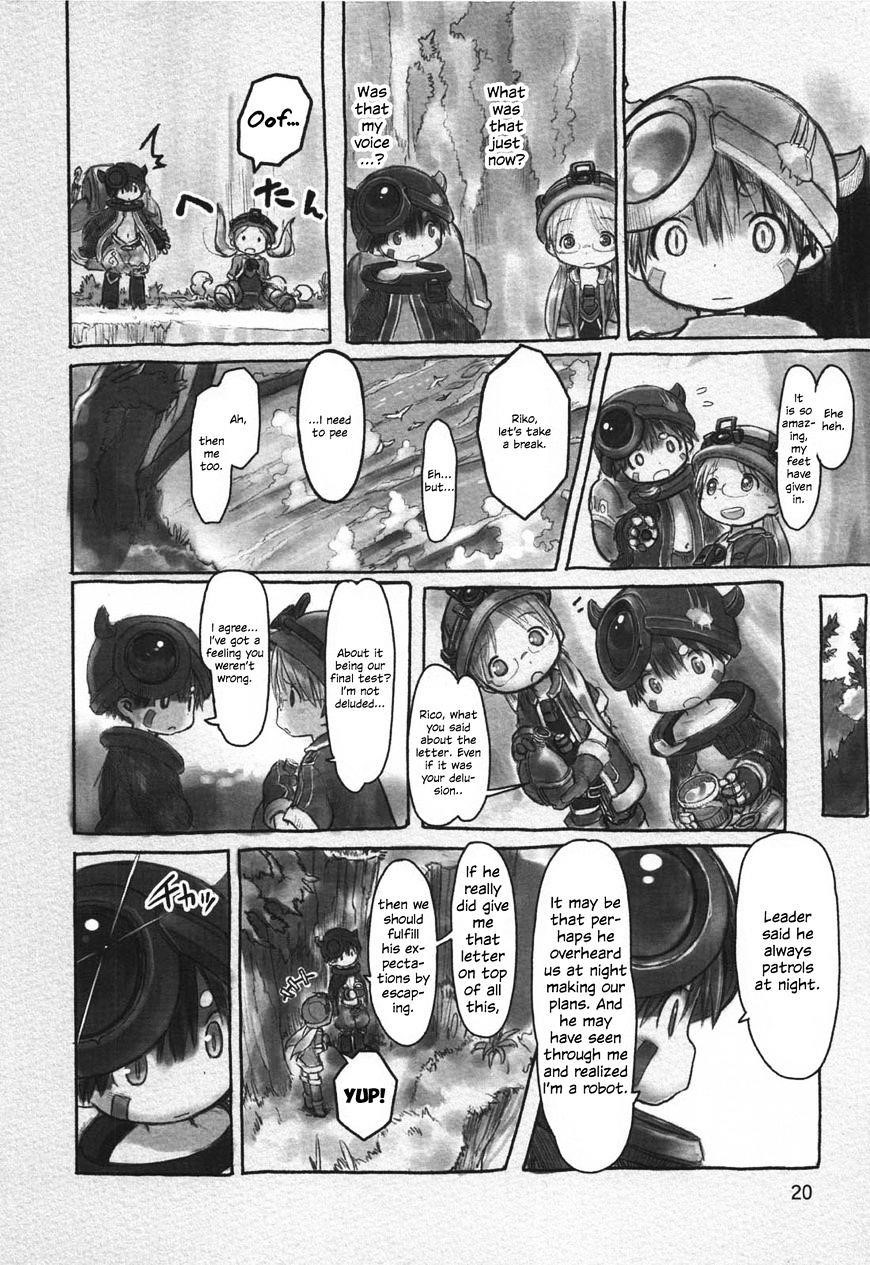 Made in Abyss Chapter 9 page 17 - Chapter 9: The Depths' First Layer: The Edge of the Abyss