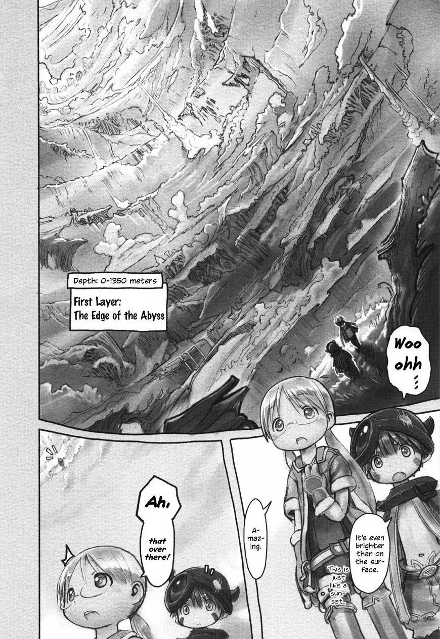 Made in Abyss Chapter 9 page 4 - Chapter 9: The Depths' First Layer: The Edge of the Abyss