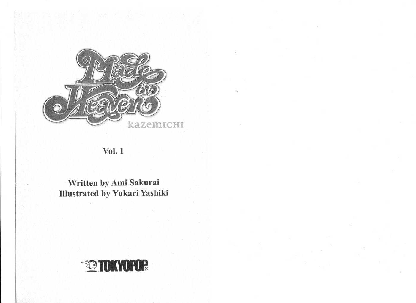 Made in Heaven Chapter 1.0 page 2 - Vol.01 Chapter 0
