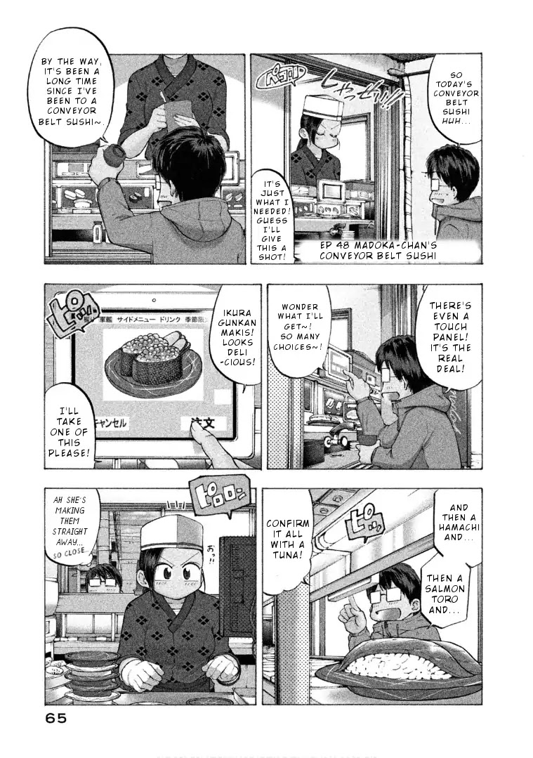 Mado kara Madoka-chan Chapter 48 page 4 - Chapter 48: Madoka-chan's Conveyor Belt Sushi