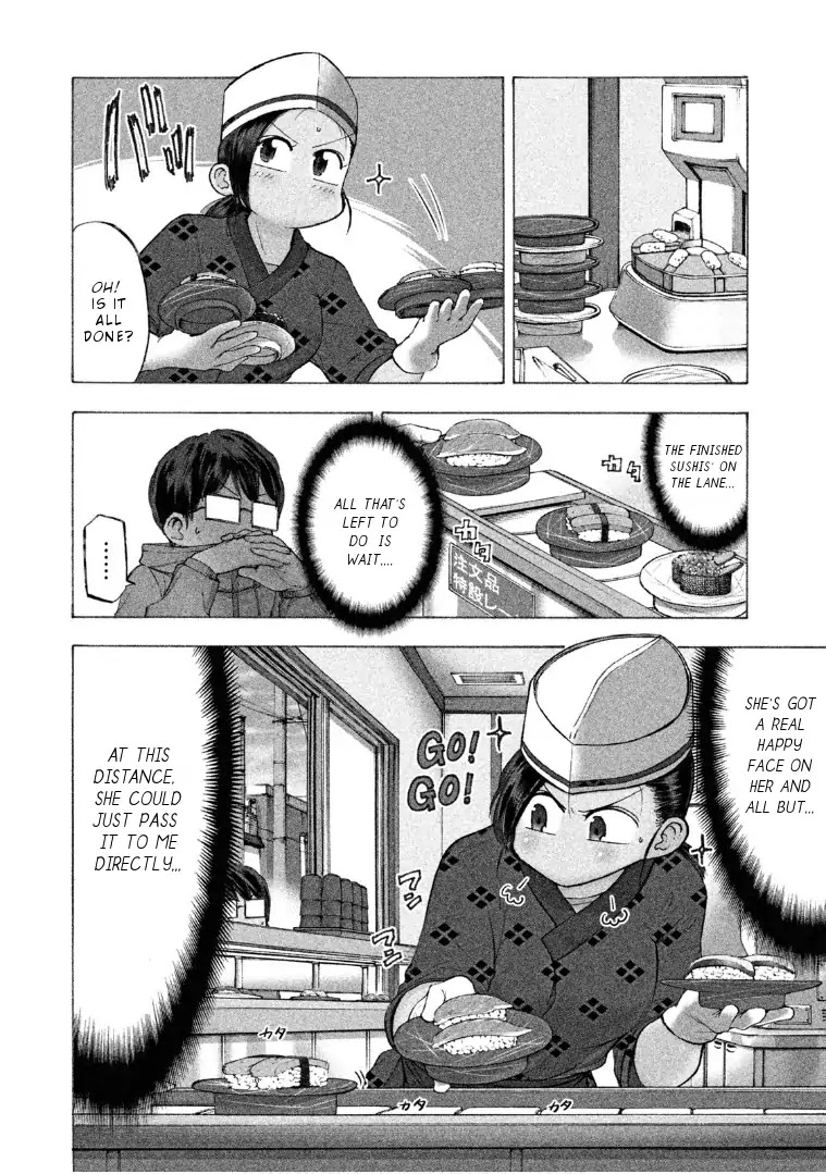 Mado kara Madoka-chan Chapter 48 page 5 - Chapter 48: Madoka-chan's Conveyor Belt Sushi