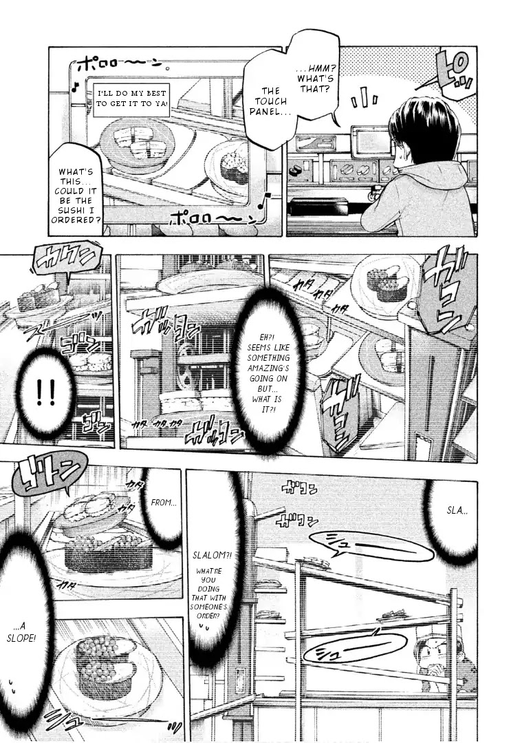 Mado kara Madoka-chan Chapter 48 page 6 - Chapter 48: Madoka-chan's Conveyor Belt Sushi