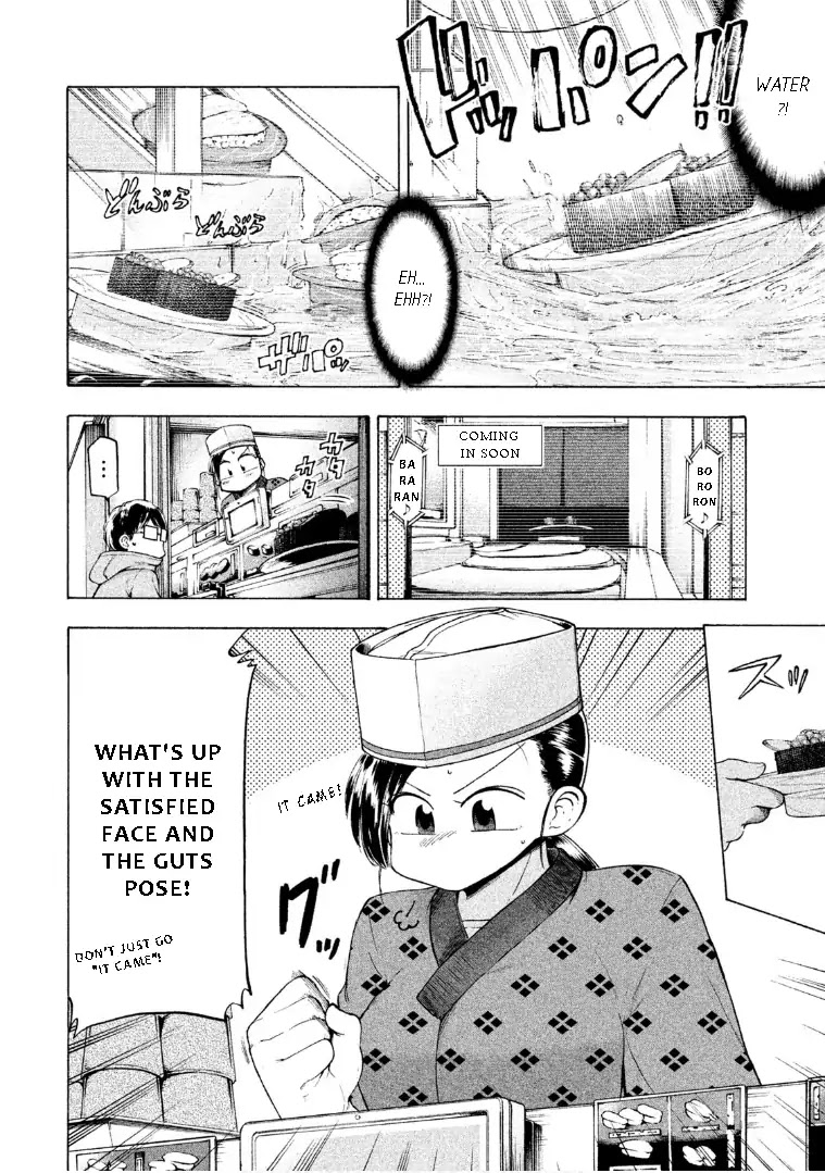 Mado kara Madoka-chan Chapter 48 page 7 - Chapter 48: Madoka-chan's Conveyor Belt Sushi
