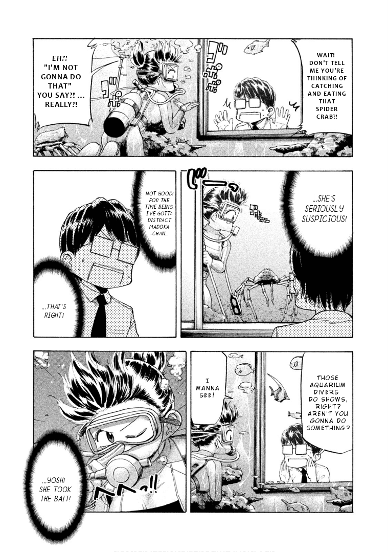 Mado kara Madoka-chan Chapter 66 page 8 - Chapter 66: Madoka-chan the Diver