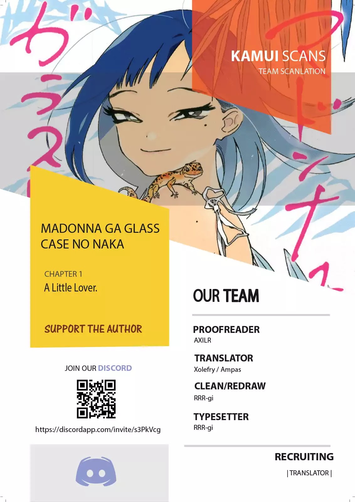Madonna ga Glass Case no Naka Chapter 1 page 21 - Chapter 1: A Little Lover
