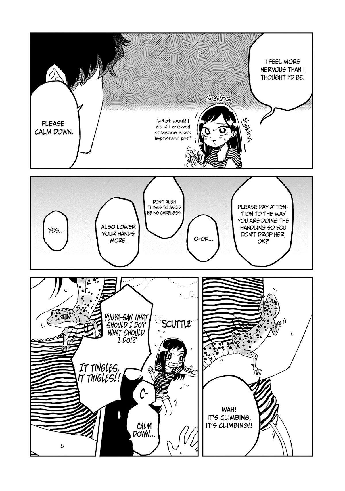 Madonna ga Glass Case no Naka Chapter 4 page 14 - Chapter 4: On your palm