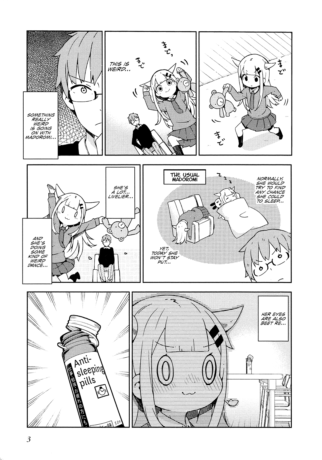 Madoromi-chan ga Iku. Chapter 12 page 1 - Chapter 12: Hello, world!