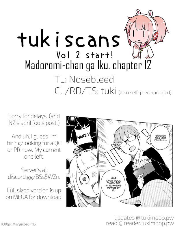 Madoromi-chan ga Iku. Chapter 12 page 11 - Chapter 12: Hello, world!