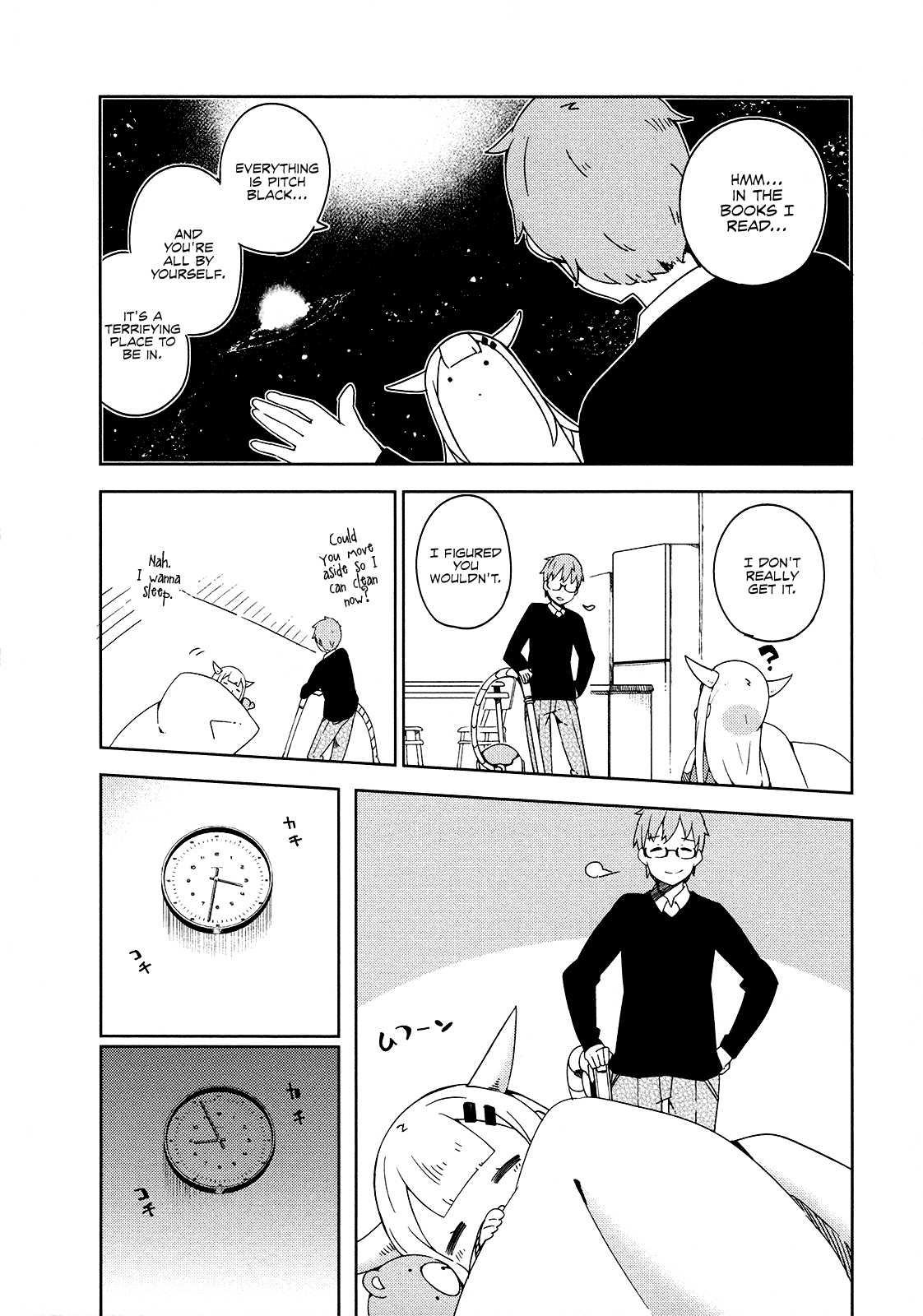 Madoromi-chan ga Iku. Chapter 14 page 4 - Chapter 14: Lonely Planet