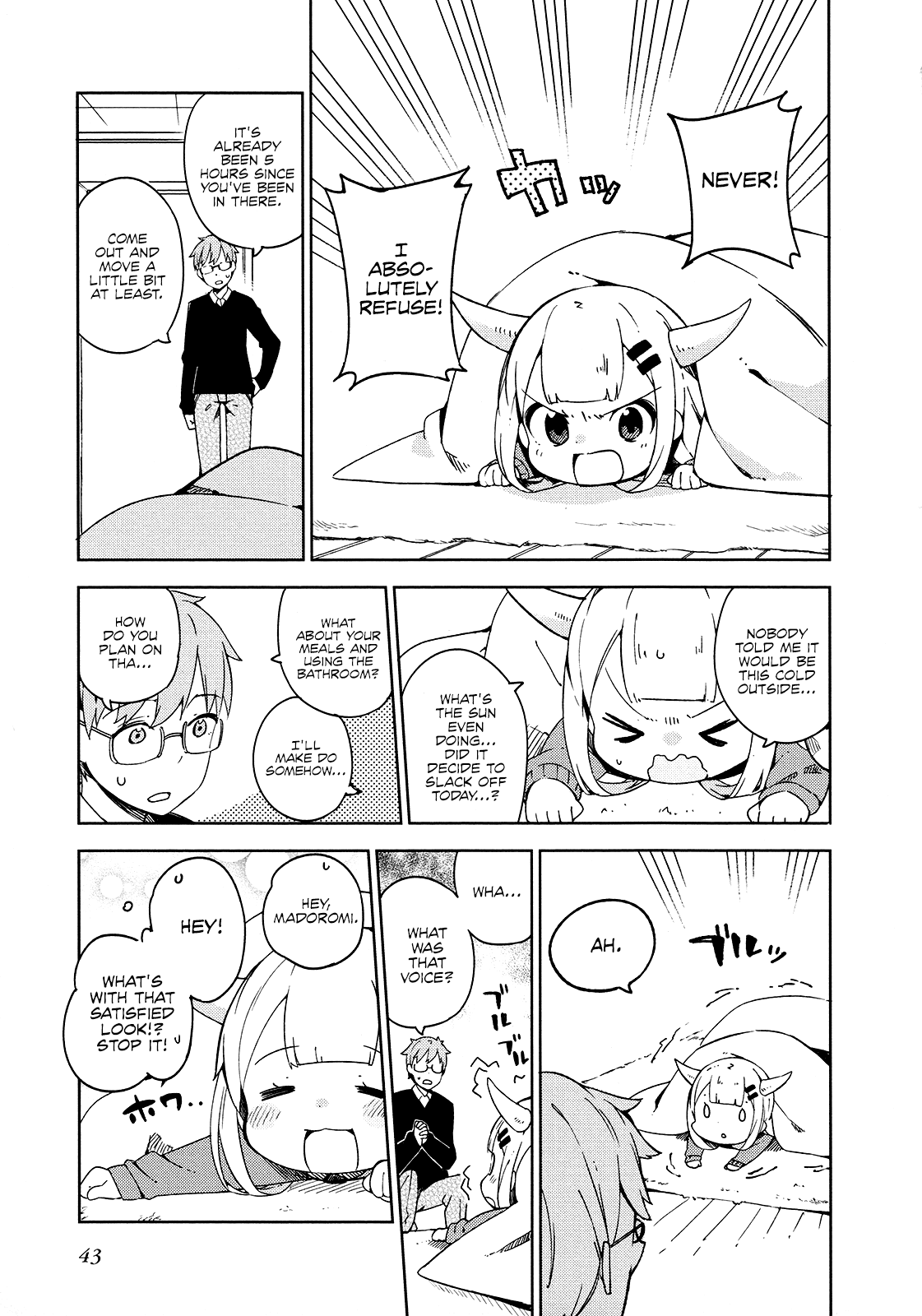 Madoromi-chan ga Iku. Chapter 16 page 1 - Chapter 16: Life is Hard
