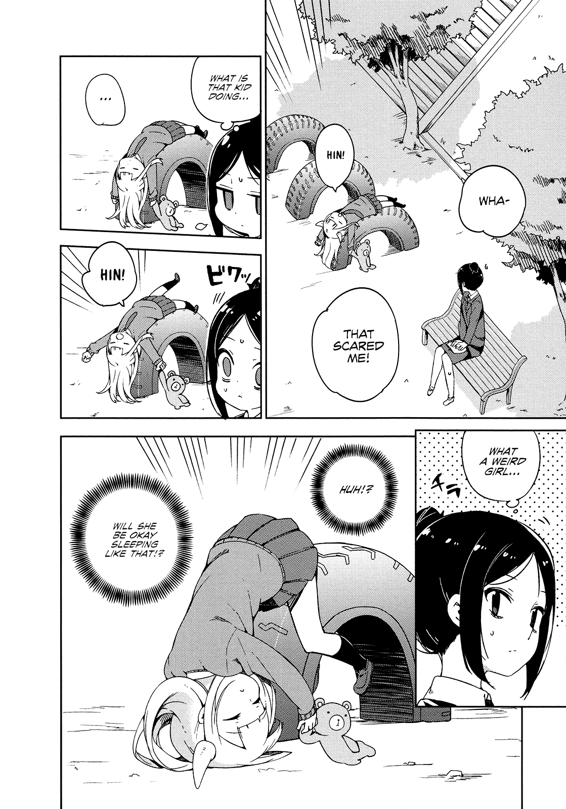 Madoromi-chan ga Iku. Chapter 16 page 4 - Chapter 16: Life is Hard