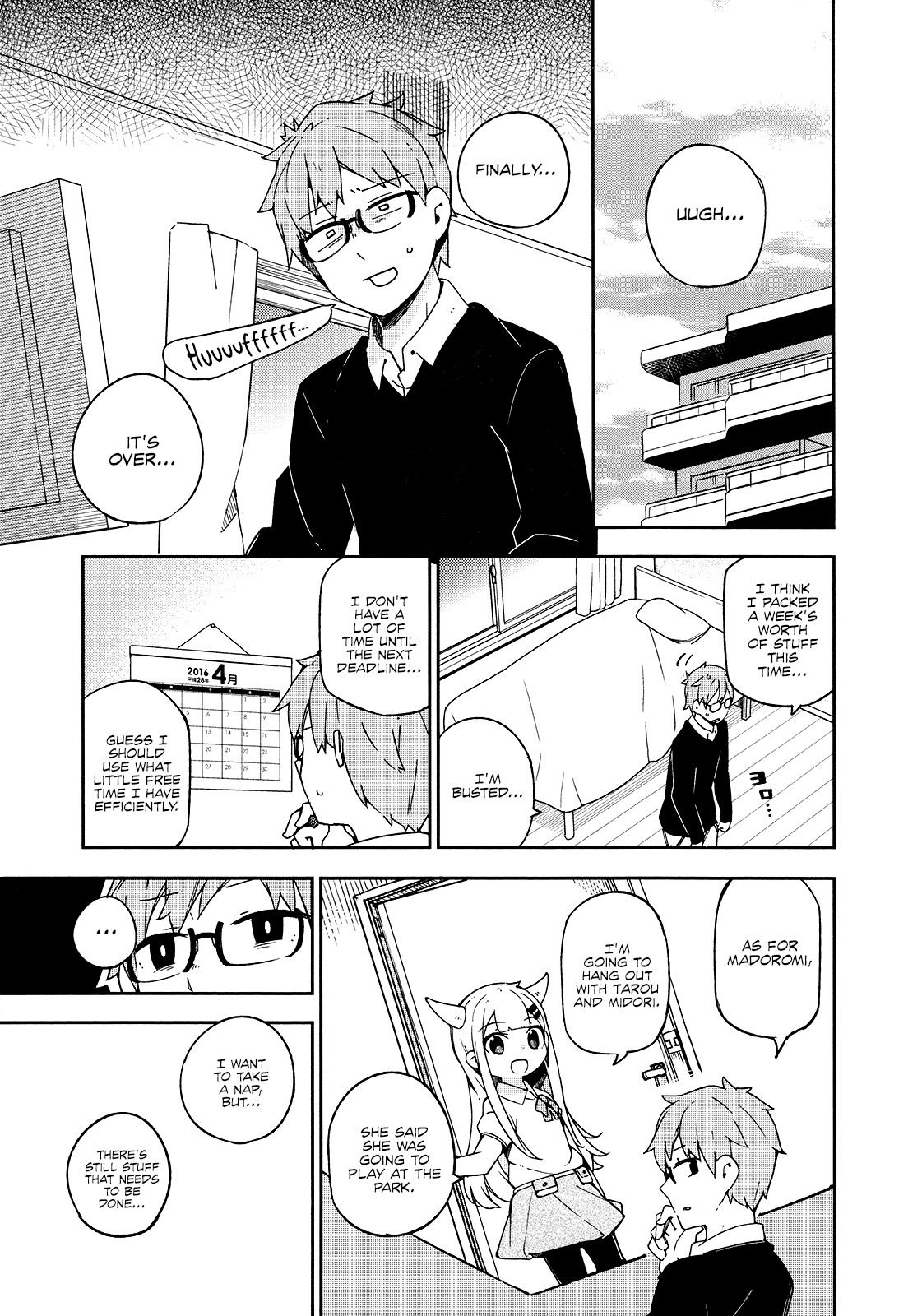 Madoromi-chan ga Iku. Chapter 23 page 3 - Chapter 23: Tiny Adventurer
