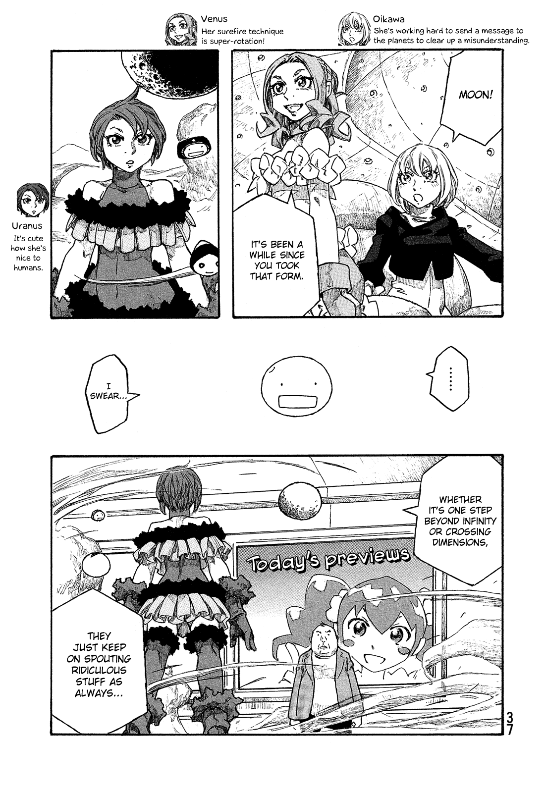 Madowanai Hoshi Chapter 21 page 6 - Chapter 21: Infinity and Dimensions