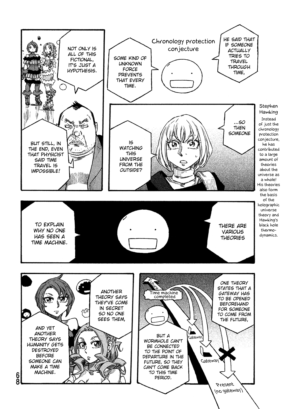 Madowanai Hoshi Chapter 22 page 17 - Chapter 22: Spacetime and Fiction