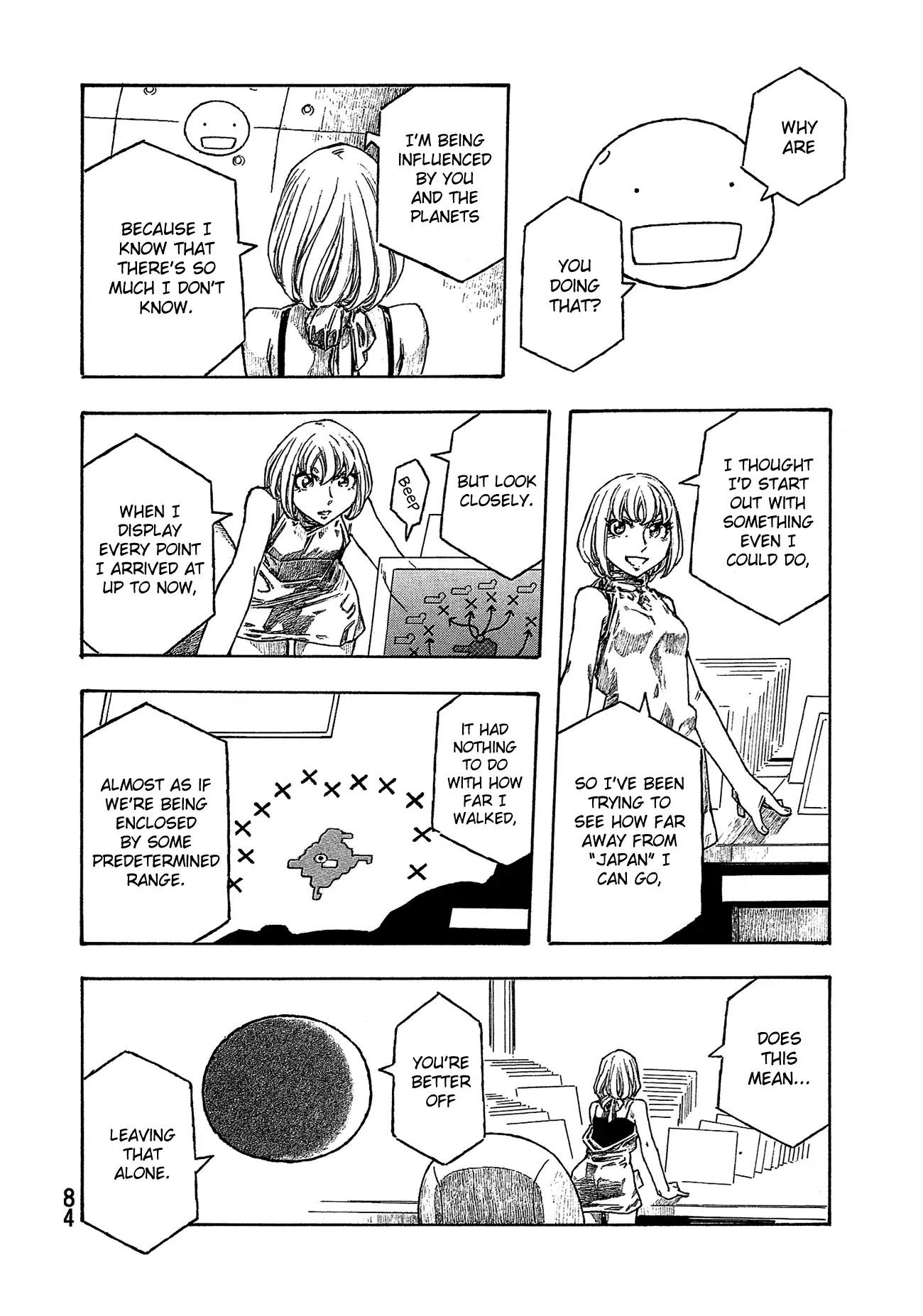 Madowanai Hoshi Chapter 33 page 13 - Chapter 33: Outside of Knowledge