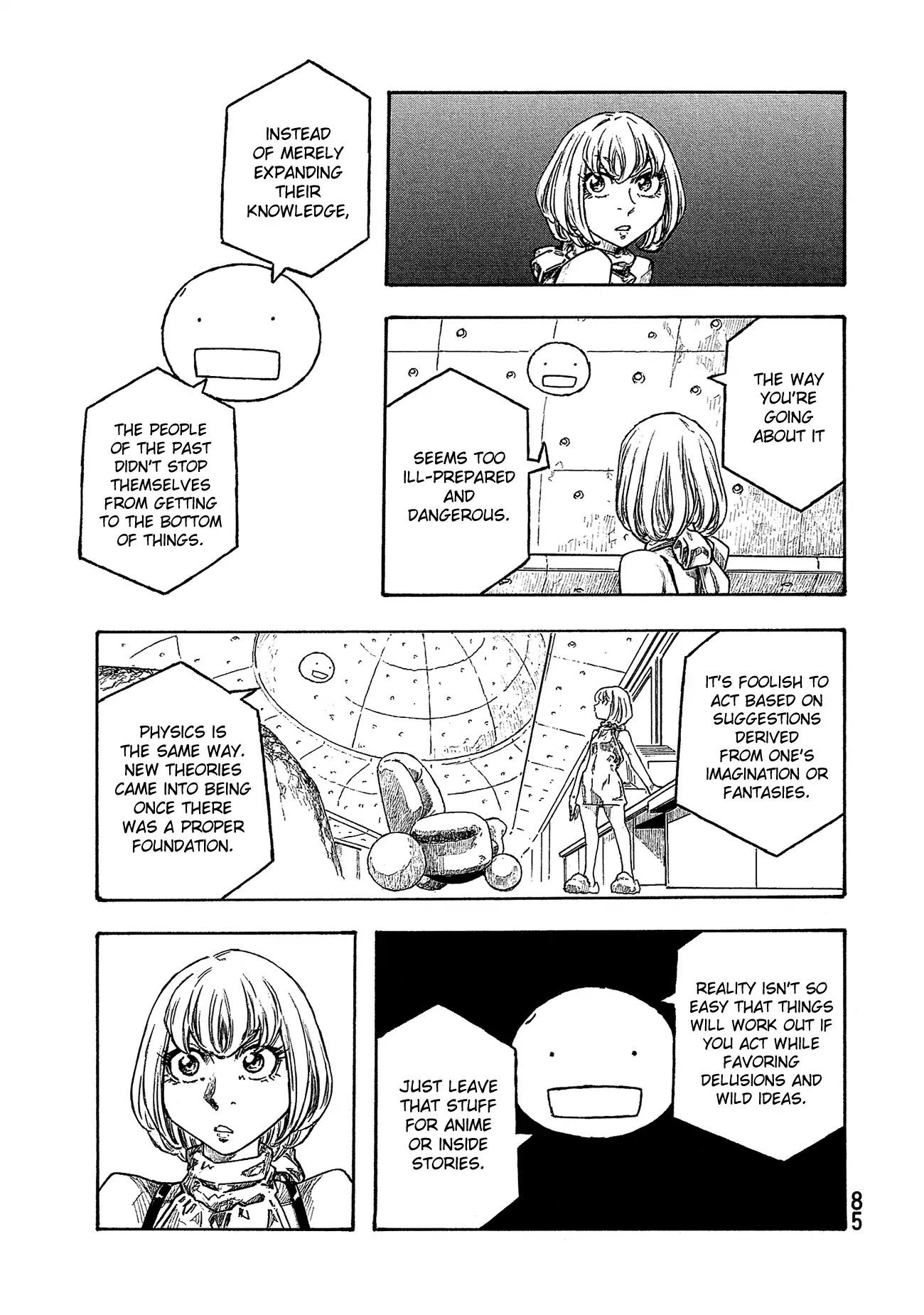 Madowanai Hoshi Chapter 33 page 14 - Chapter 33: Outside of Knowledge