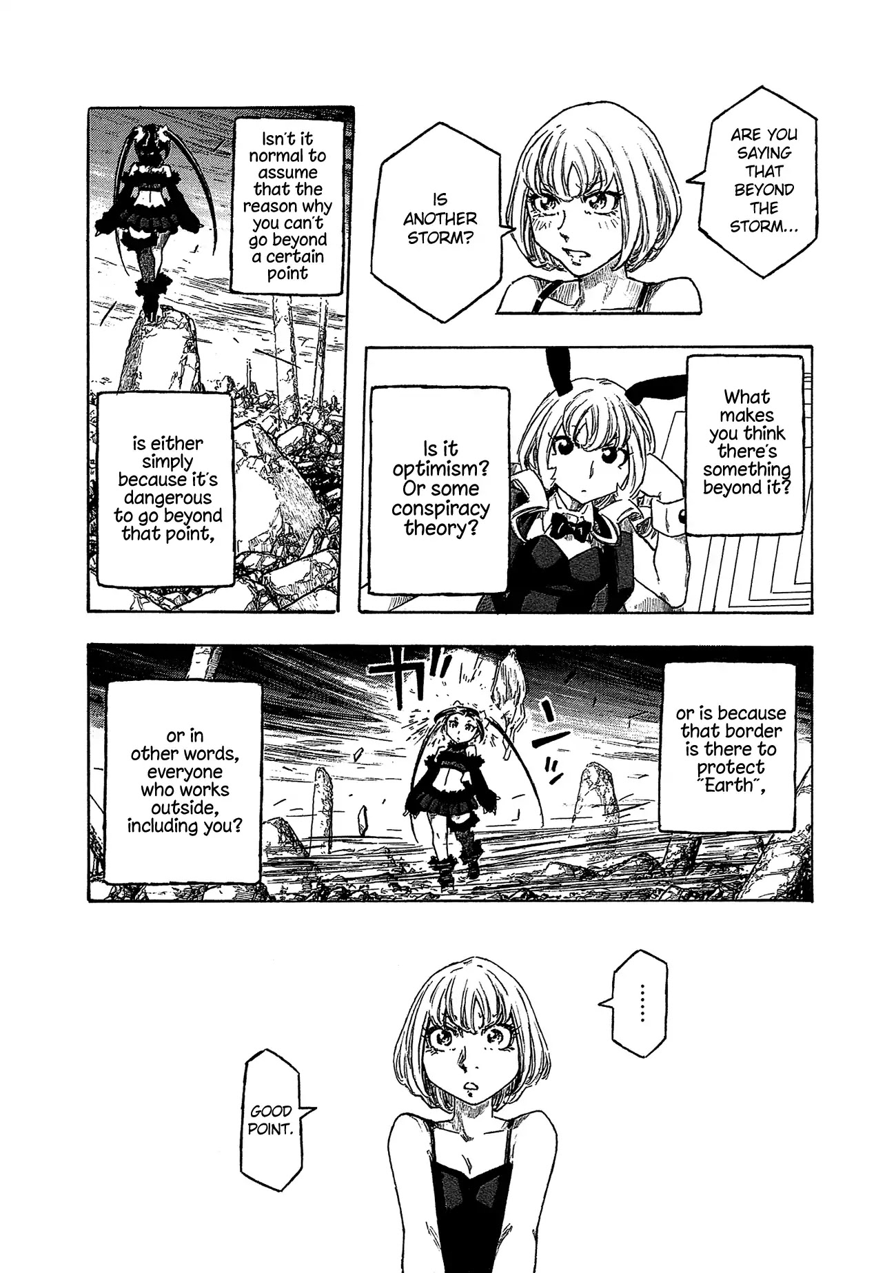 Madowanai Hoshi Chapter 34 page 13 - Chapter 34: Stormy Night