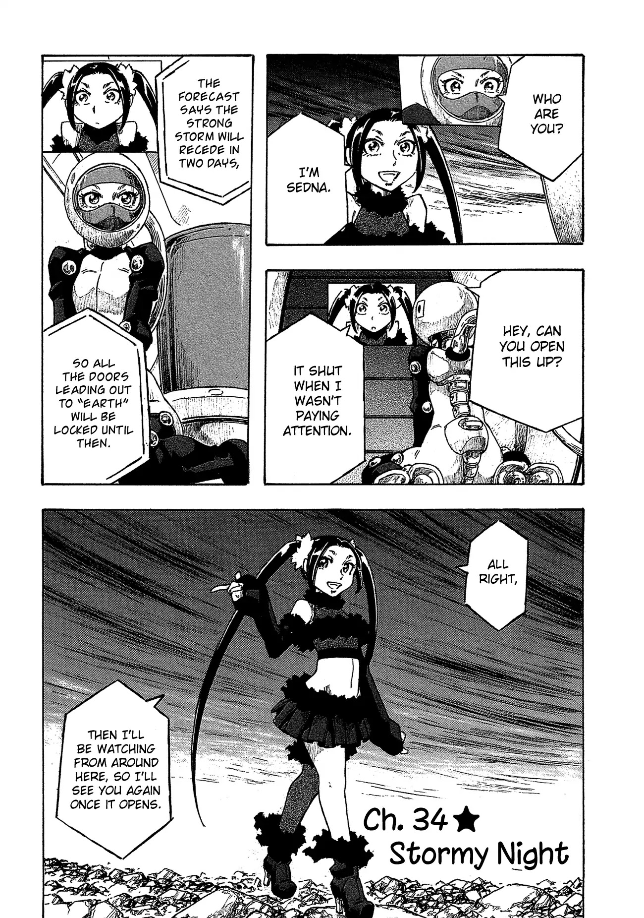 Madowanai Hoshi Chapter 34 page 5 - Chapter 34: Stormy Night
