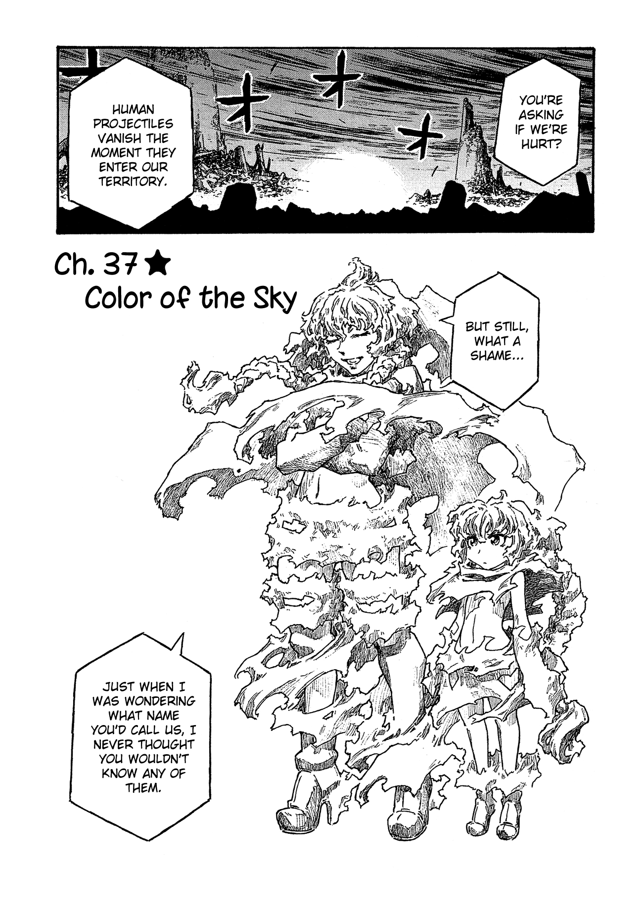 Madowanai Hoshi Chapter 37 page 4 - Chapter 37: Color of the Sky