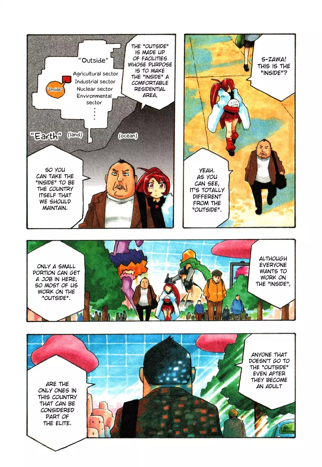 Madowanai Hoshi Chapter 4 page 9 - Chapter 4: "Inside"