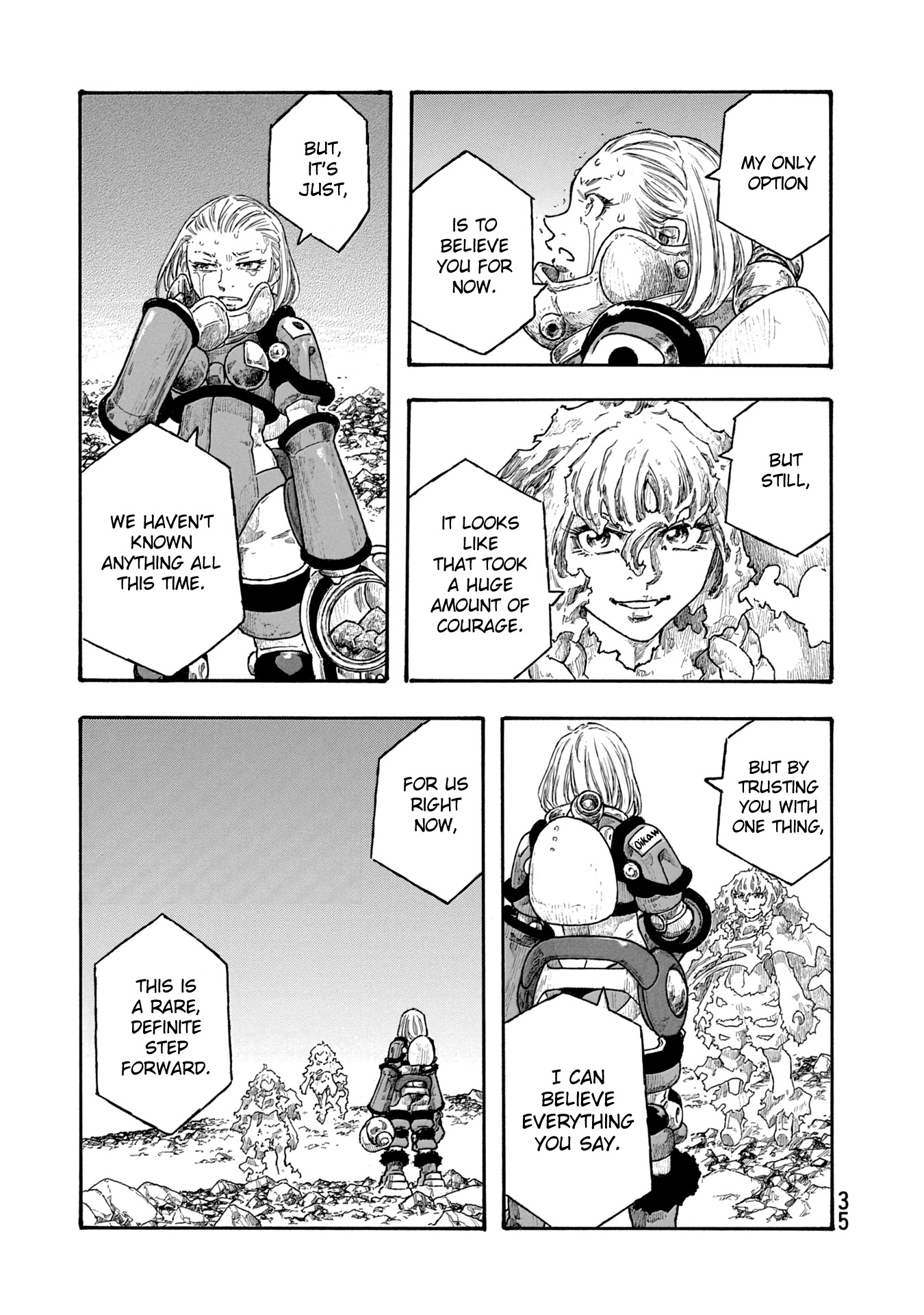 Madowanai Hoshi Chapter 40 page 13 - Chapter 40: Going Forward