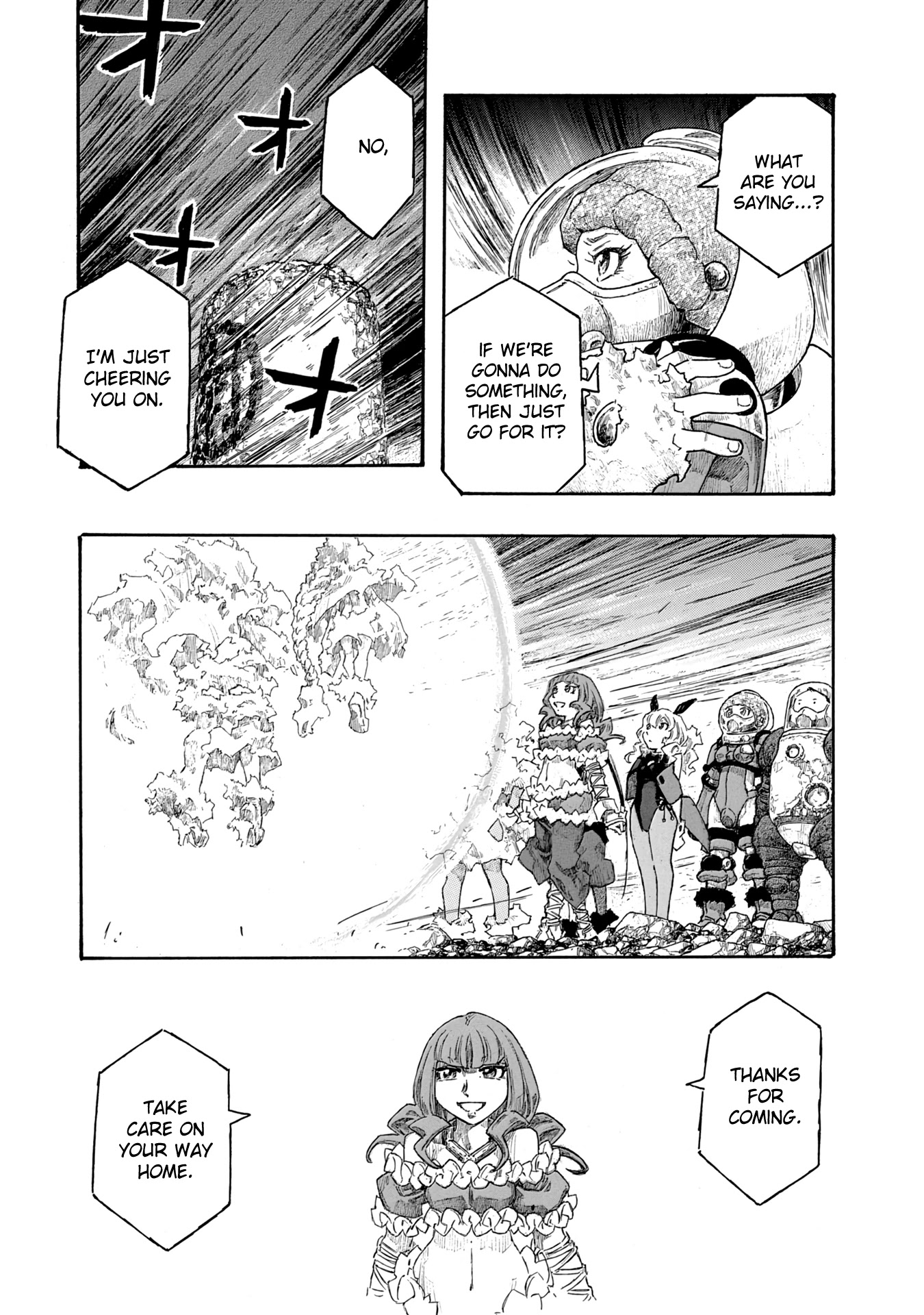 Madowanai Hoshi Chapter 41 page 13 - Chapter 41: What People Can Do