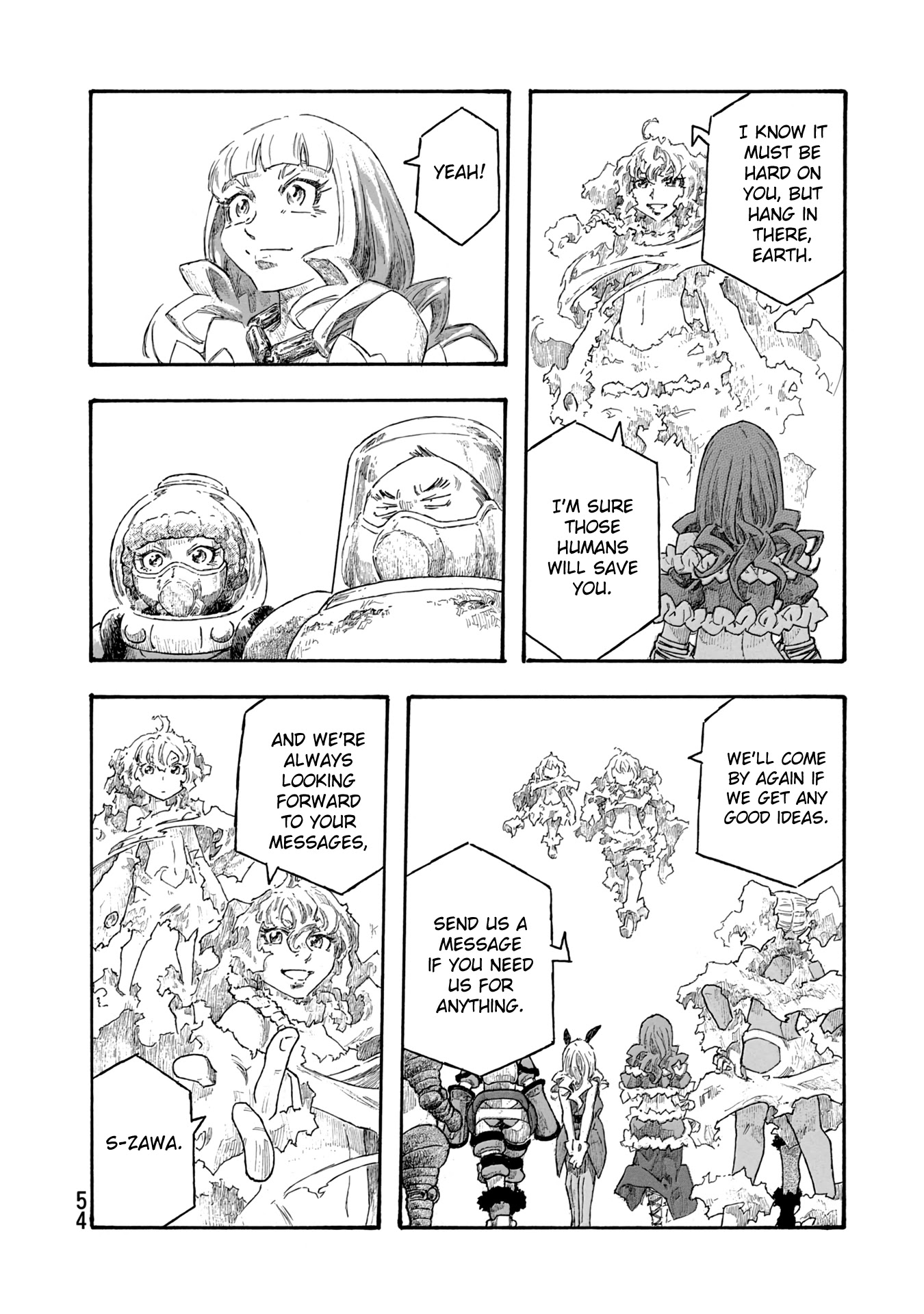 Madowanai Hoshi Chapter 41 page 14 - Chapter 41: What People Can Do