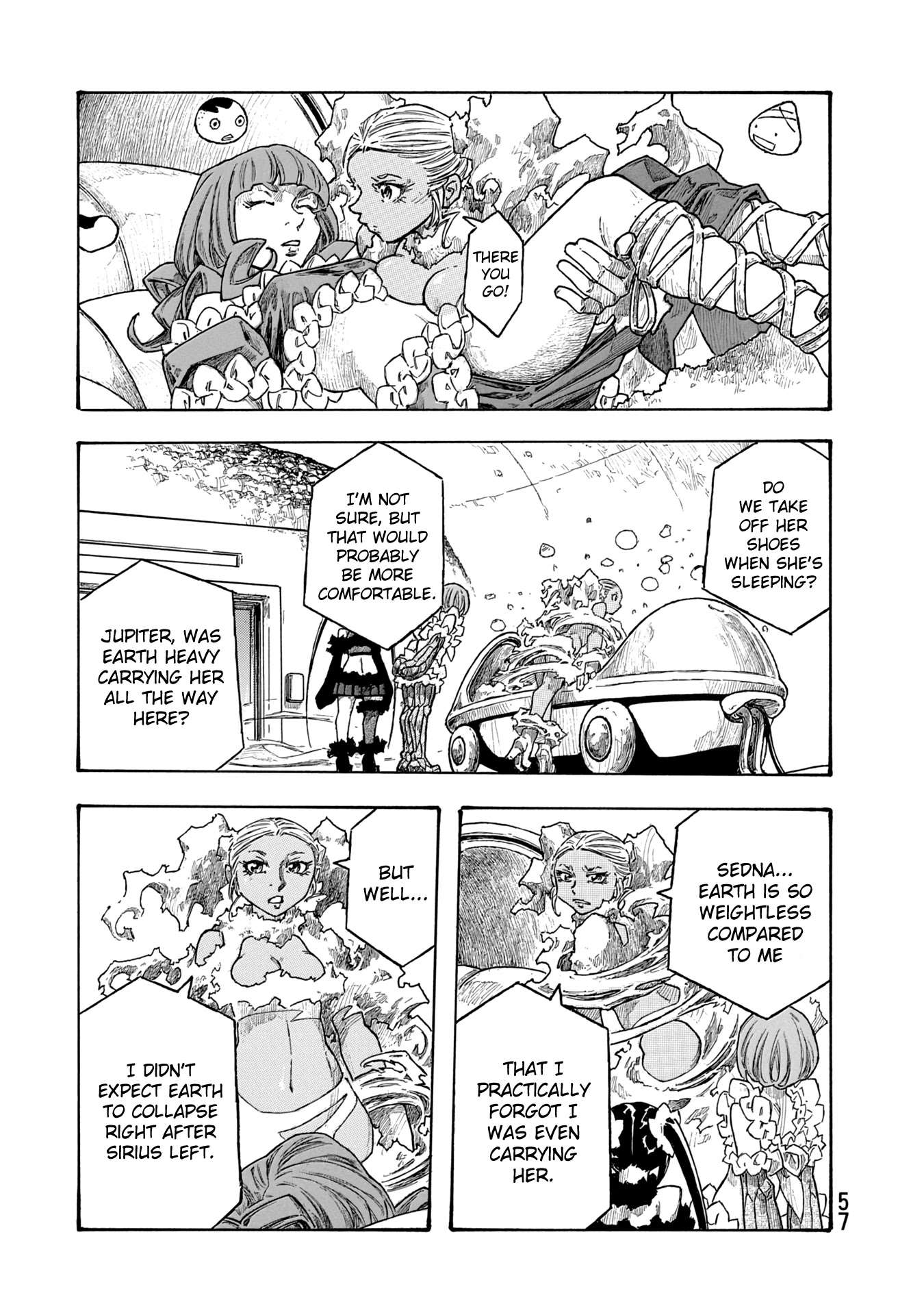 Madowanai Hoshi Chapter 42 page 1 - Chapter 42: Looking for Clues
